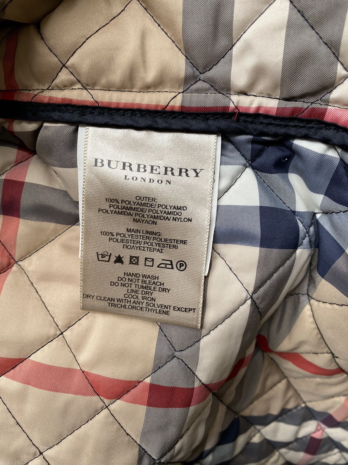 Burberry × Vintage Burberry London Quilted Light Jacket Size US XL / EU 56 / 4 - 4 Thumbnail