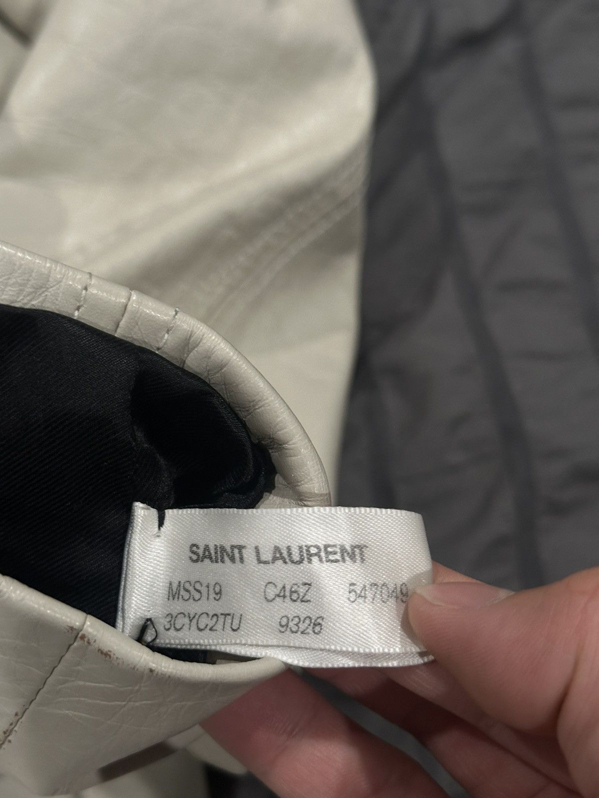 Saint Laurent Paris SS19 Travis Scott Runway Sample Leather Safari Jacket 46 Size US S / EU 44-46 / 1 - 9 Thumbnail