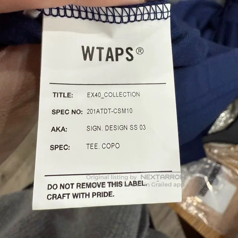 Other Wtaps Blue short-sleeve T-shirt Size US L / EU 52-54 / 3 - 6 Thumbnail