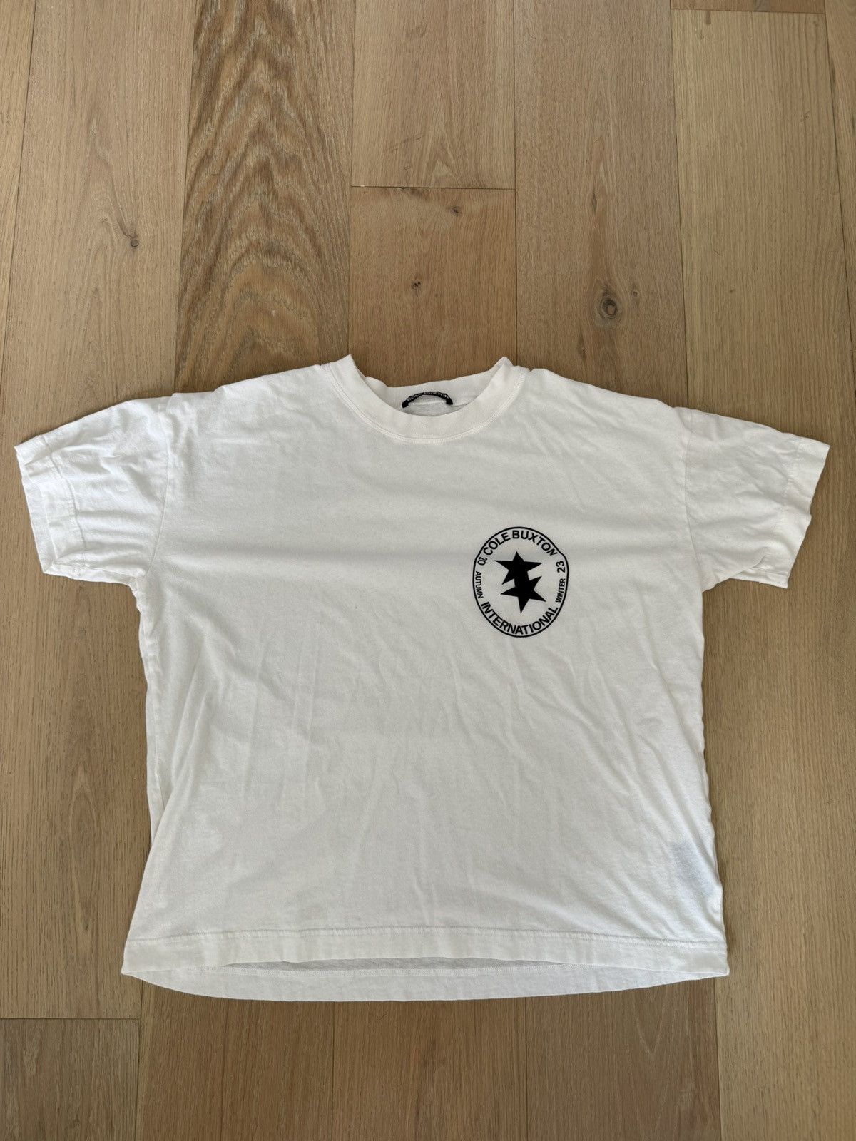 cole buxton white tee
