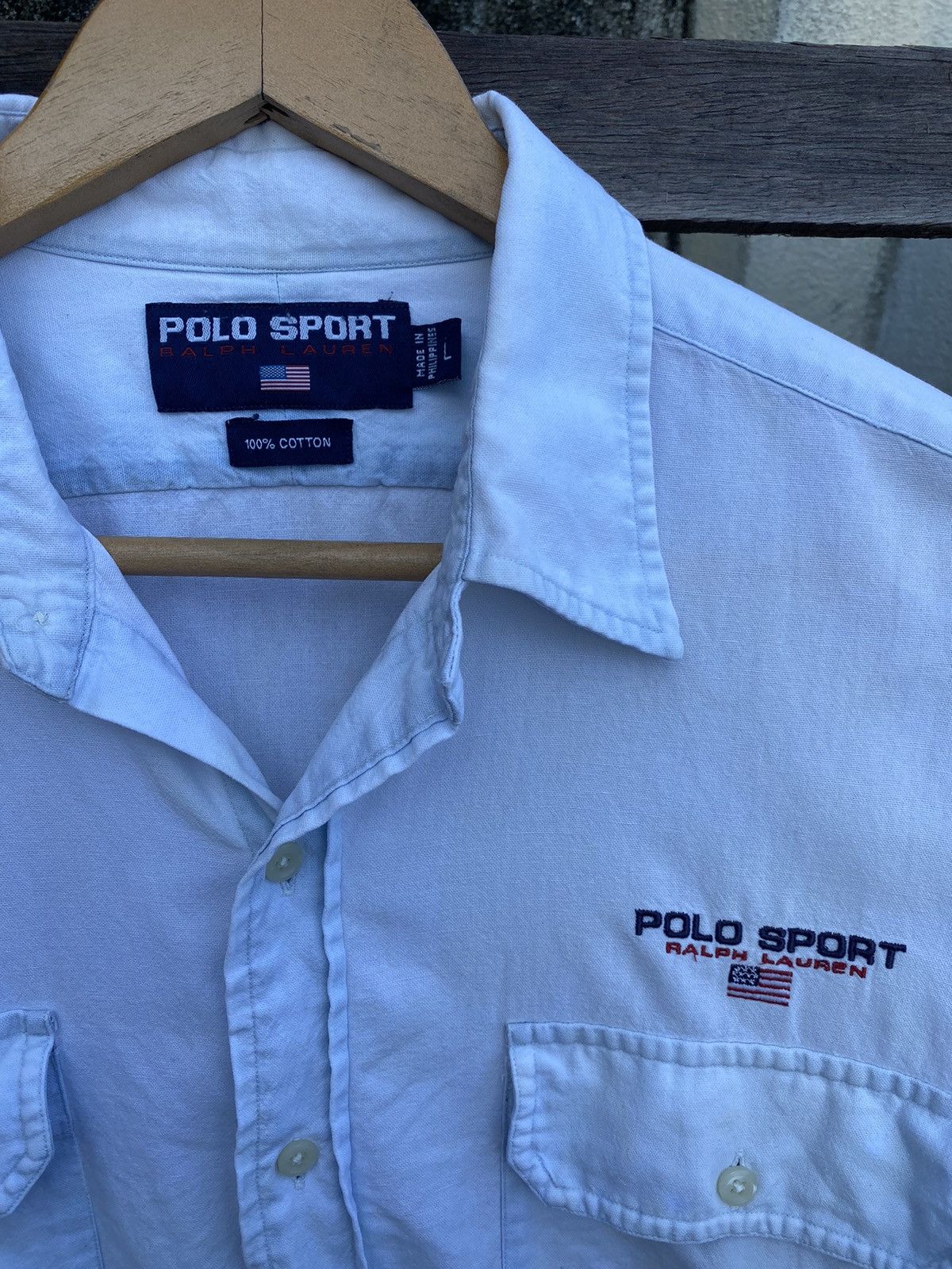 Polo Ralph Lauren Vintage Polo Ralph Lauren Shirt Size US L / EU 52-54 / 3 - 3 Thumbnail