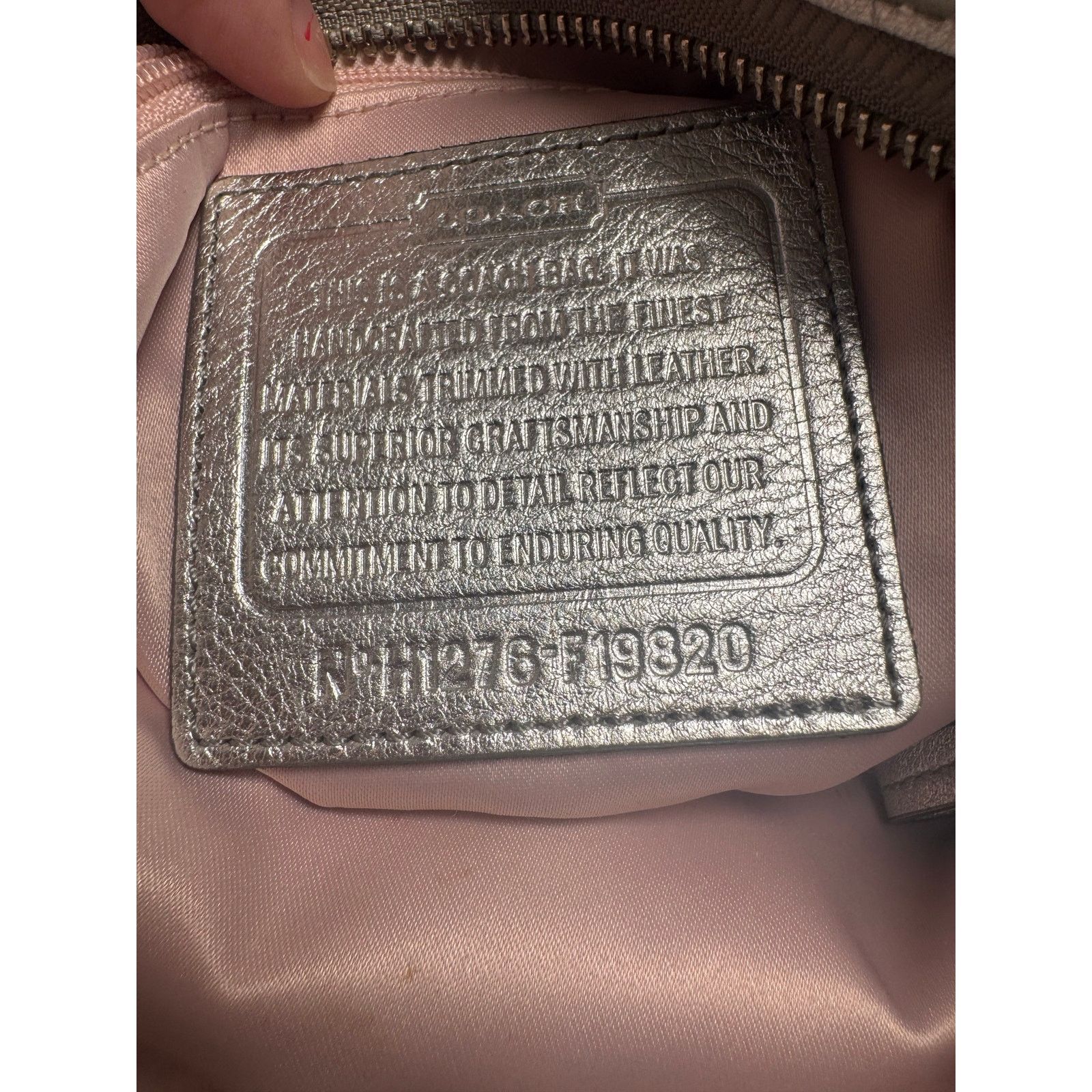 Coach Coach Optic Metallic Signature Chain Silver Crossbody #19820 Size ONE SIZE - 2 Thumbnail