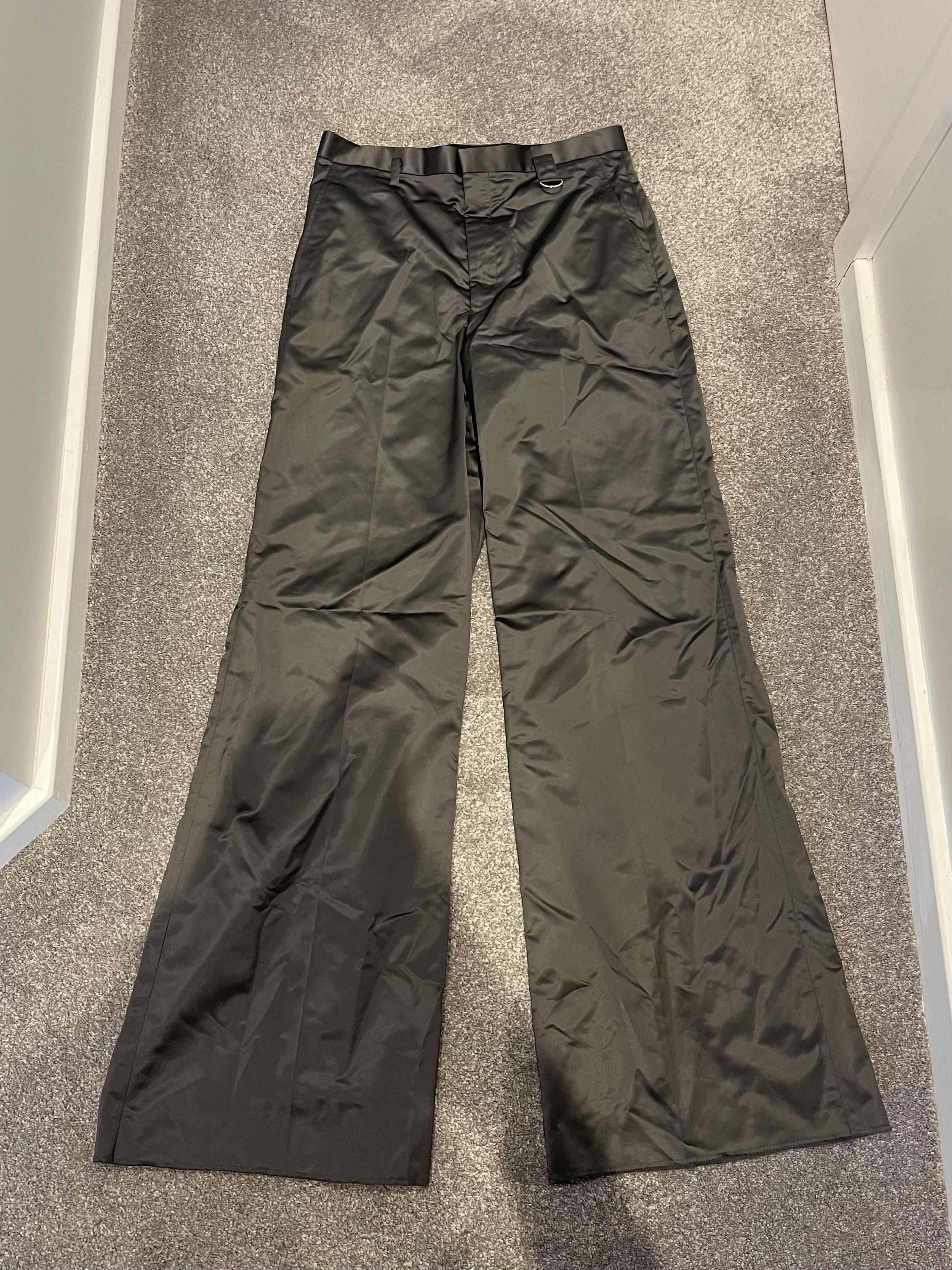 JOHN LAWRENCE SULLIVAN John Lawrence Sullivan SS22 Liquid silver wide-leg pants Size US 30 / EU 46 - 2 Thumbnail