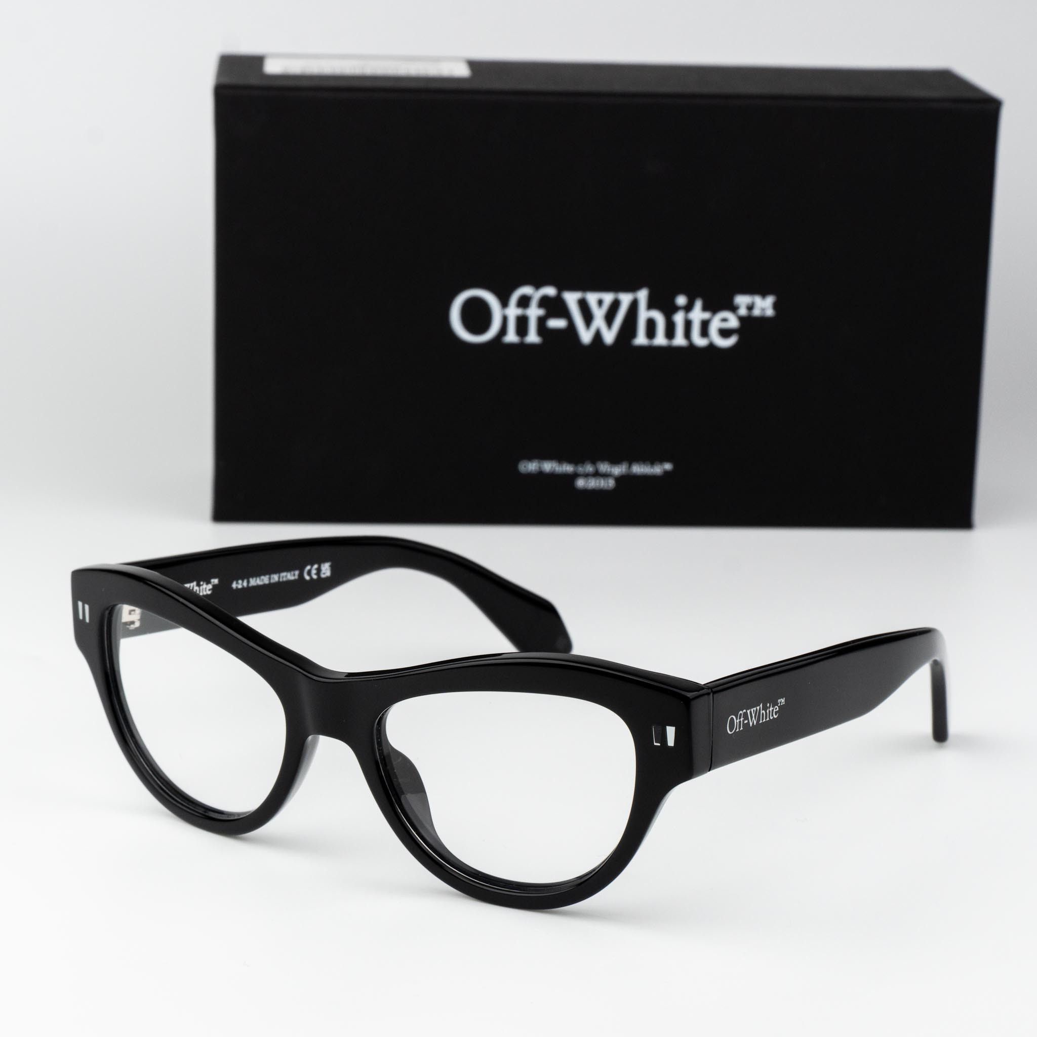 Off-White Off-White STYLE 76 Eyeglasses OERJ076 1000 NEW AUTHENTIC Size ONE SIZE - 1 Thumbnail