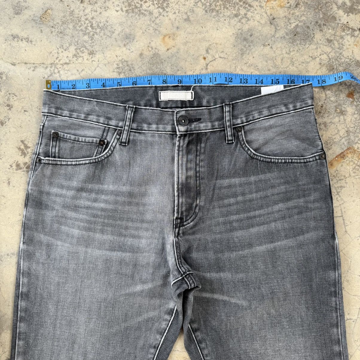 Japanese Brand VINTAGE JAPANESE FADED BLACK JEAN DENIM PANTS Size US 34 / EU 50 - 6 Thumbnail