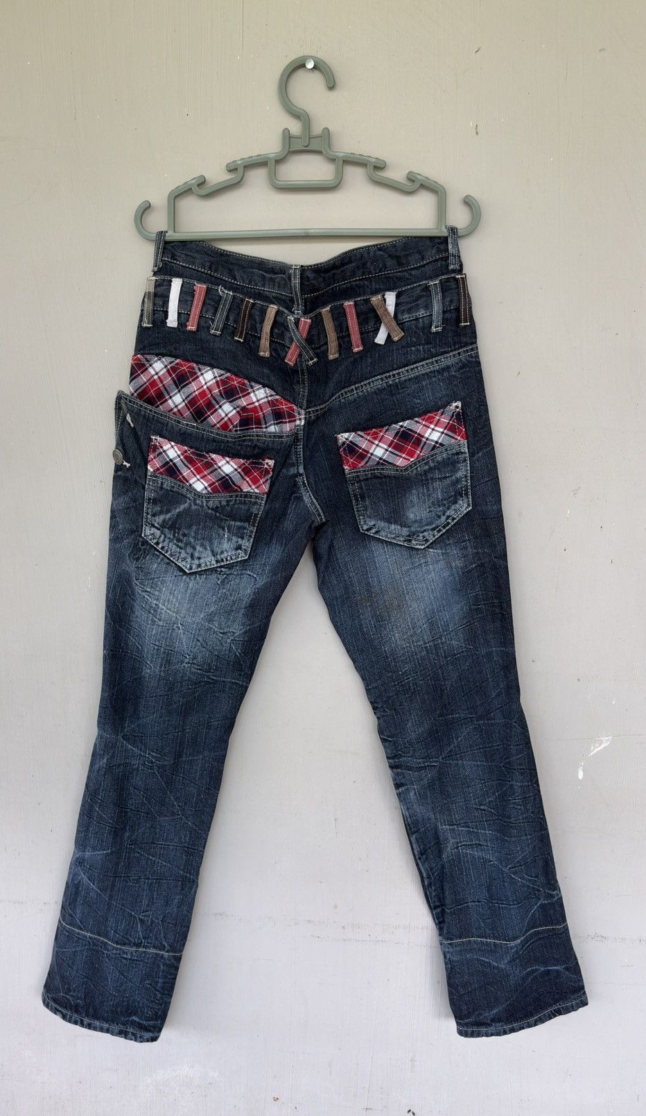 Japanese Brand Japanese High Quality Guarented Double Waist Streetwear Size US 33 - 7 Thumbnail