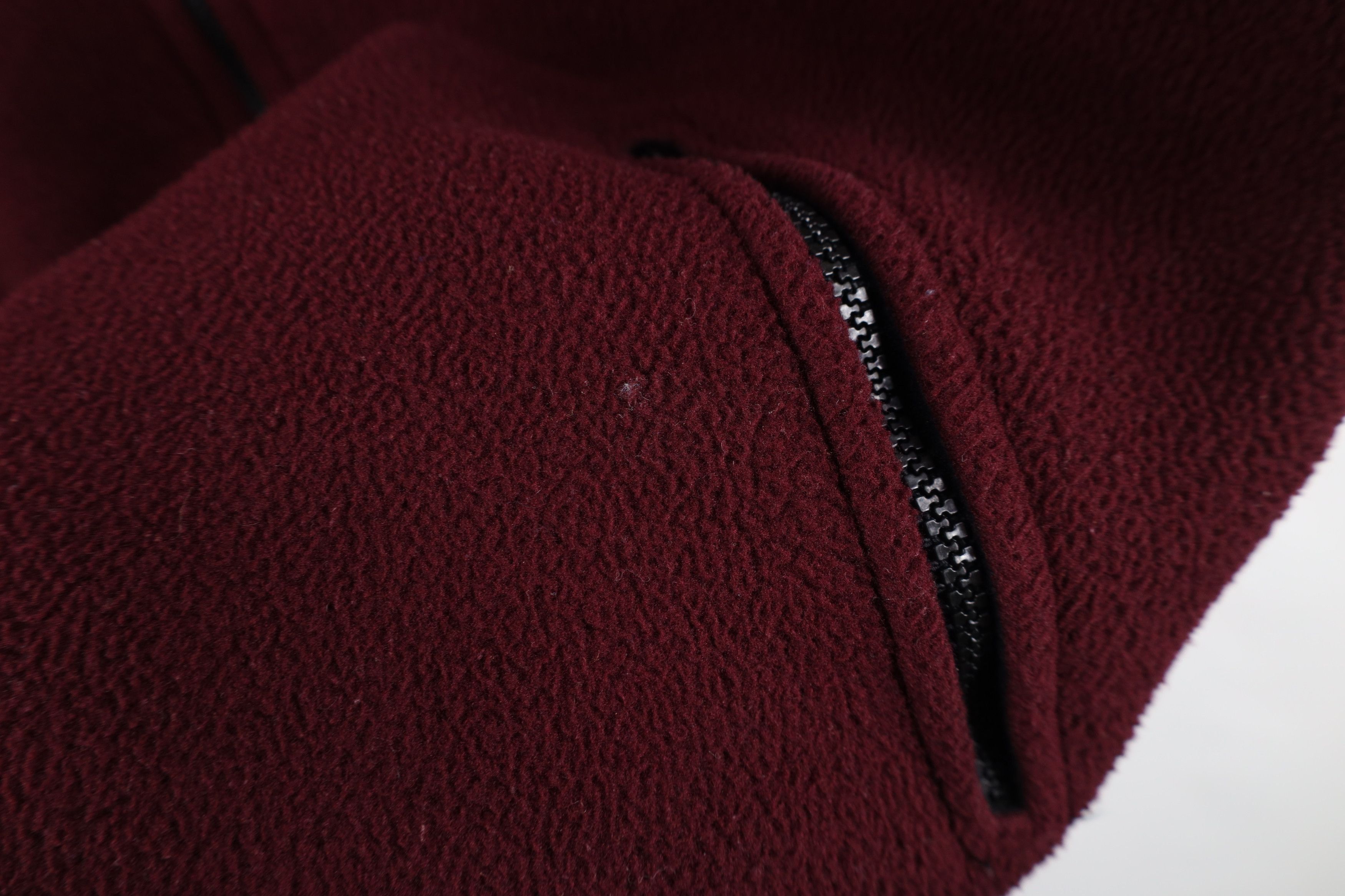 Vintage Vintage 90s Streetwear Full Zip Vest Jacket Burgundy USA Size US L / EU 52-54 / 3 - 5 Thumbnail