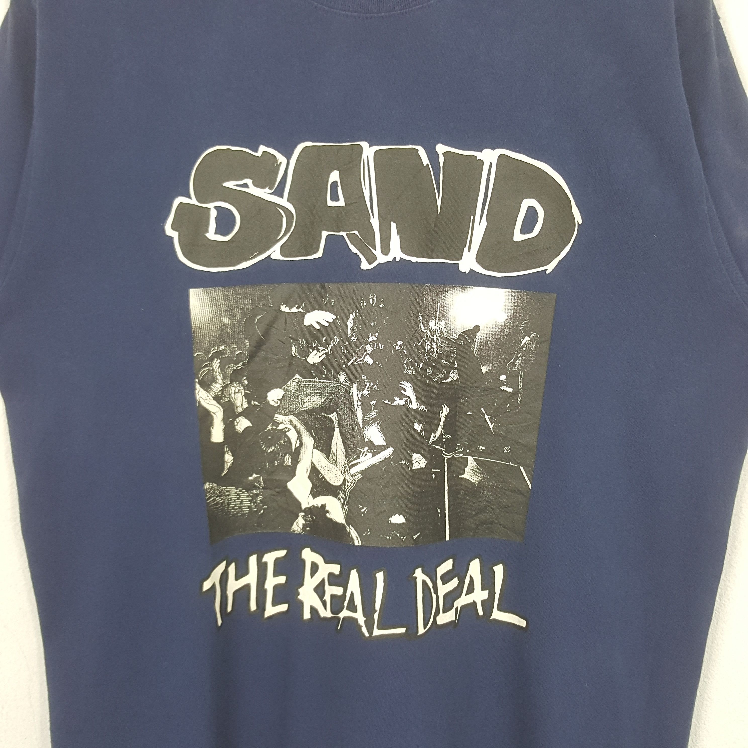 SAND Vintage SAND The Real Deal British Rock Band Tshirt RR25 Size US L / EU 52-54 / 3 - 2 Thumbnail