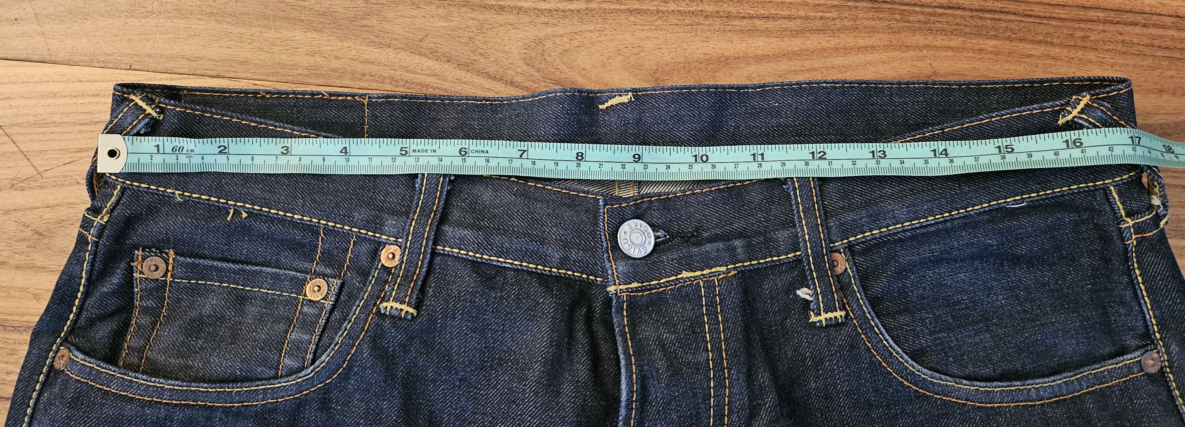 Evisu Evisu 2000 Style Hand Painted Red Daicock and Kanji Jean Size US 34 / EU 50 - 7 Thumbnail