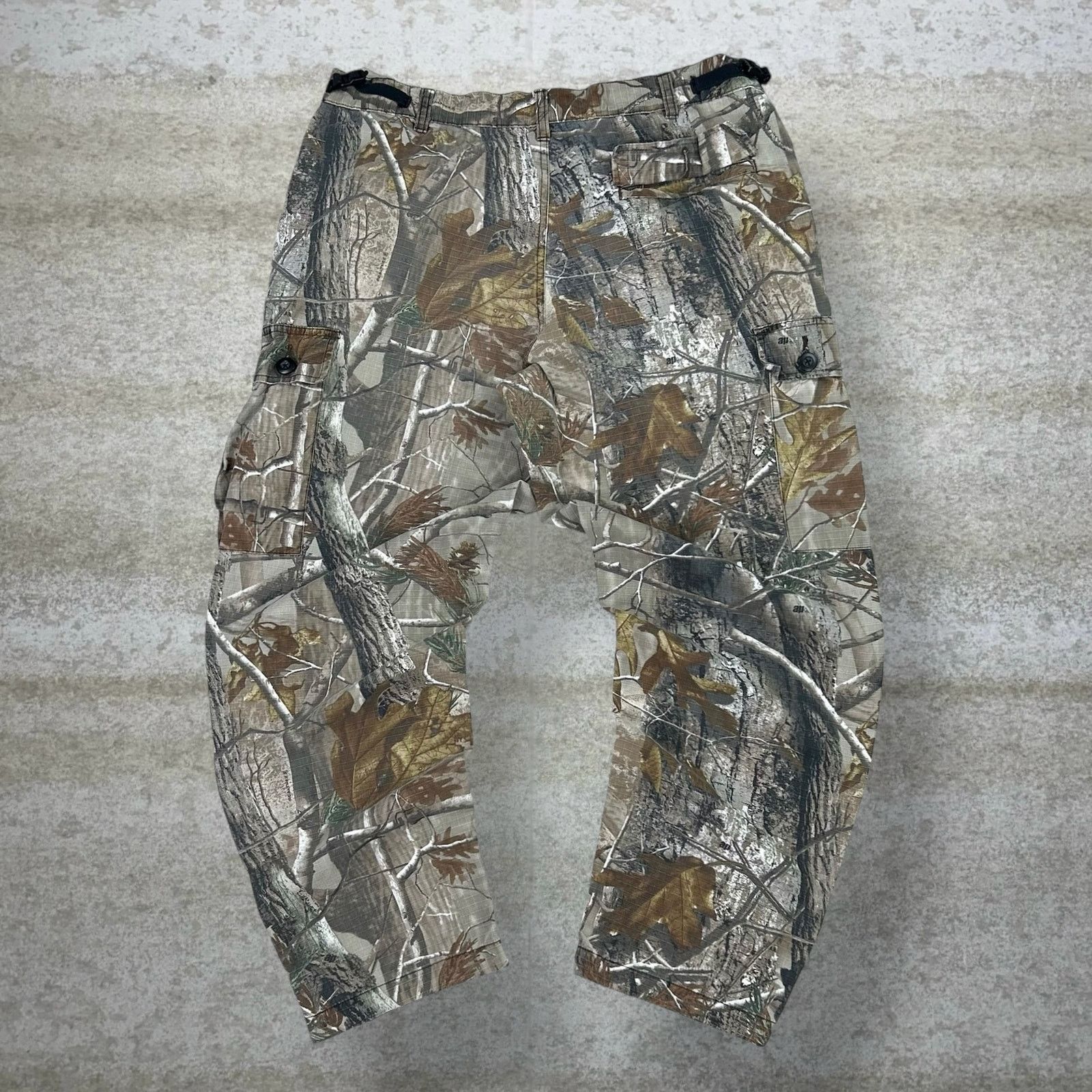 Vintage 90s Realtree Tactical Pants 36x30 Baggy Camo Cargos