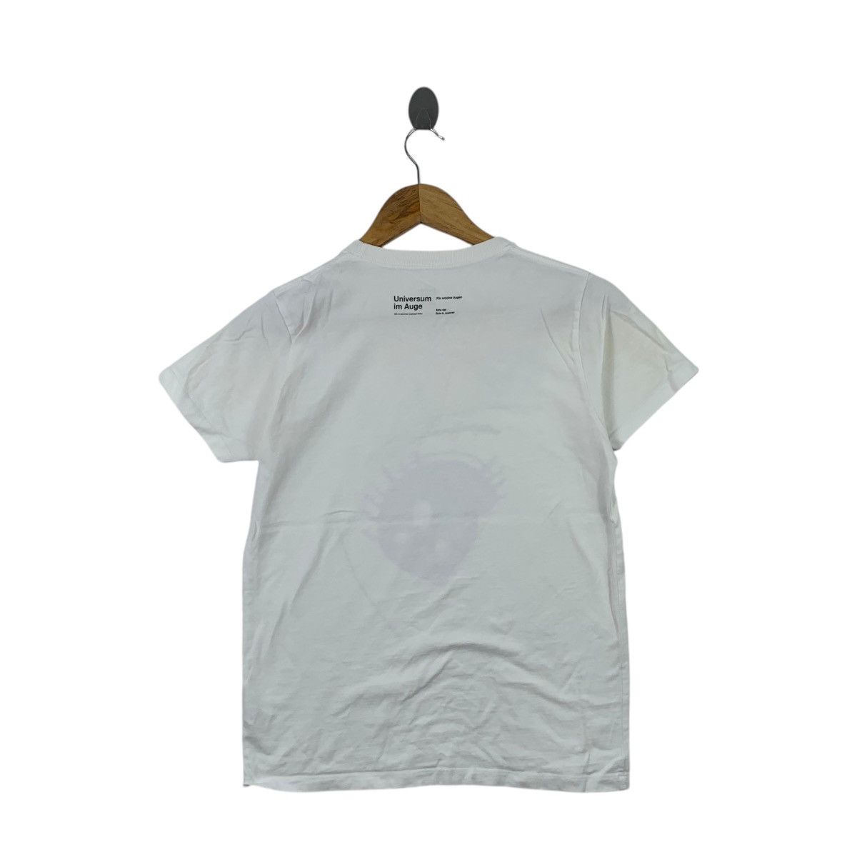 Vintage UNIVERSUM IM AUGE Stock Image Eyes Graniph Tee Shirt Top Size XS / US 0-2 / IT 36-38 - 4 Thumbnail
