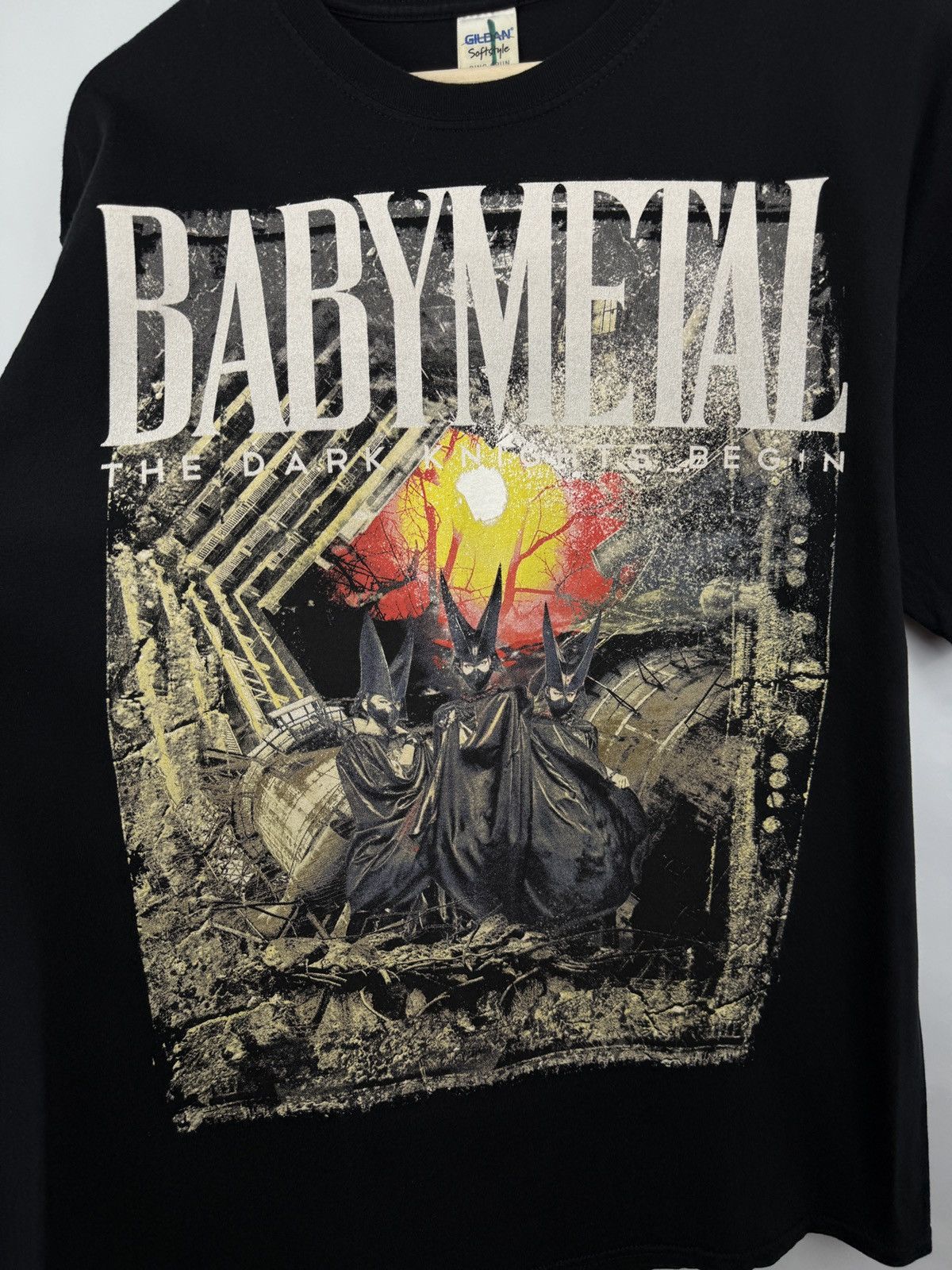 Band Tees 🇯🇵 BABY METAL The Dark Knights Begin World Tour 2015 T-Shirt Size US XL / EU 56 / 4 - 4 Thumbnail