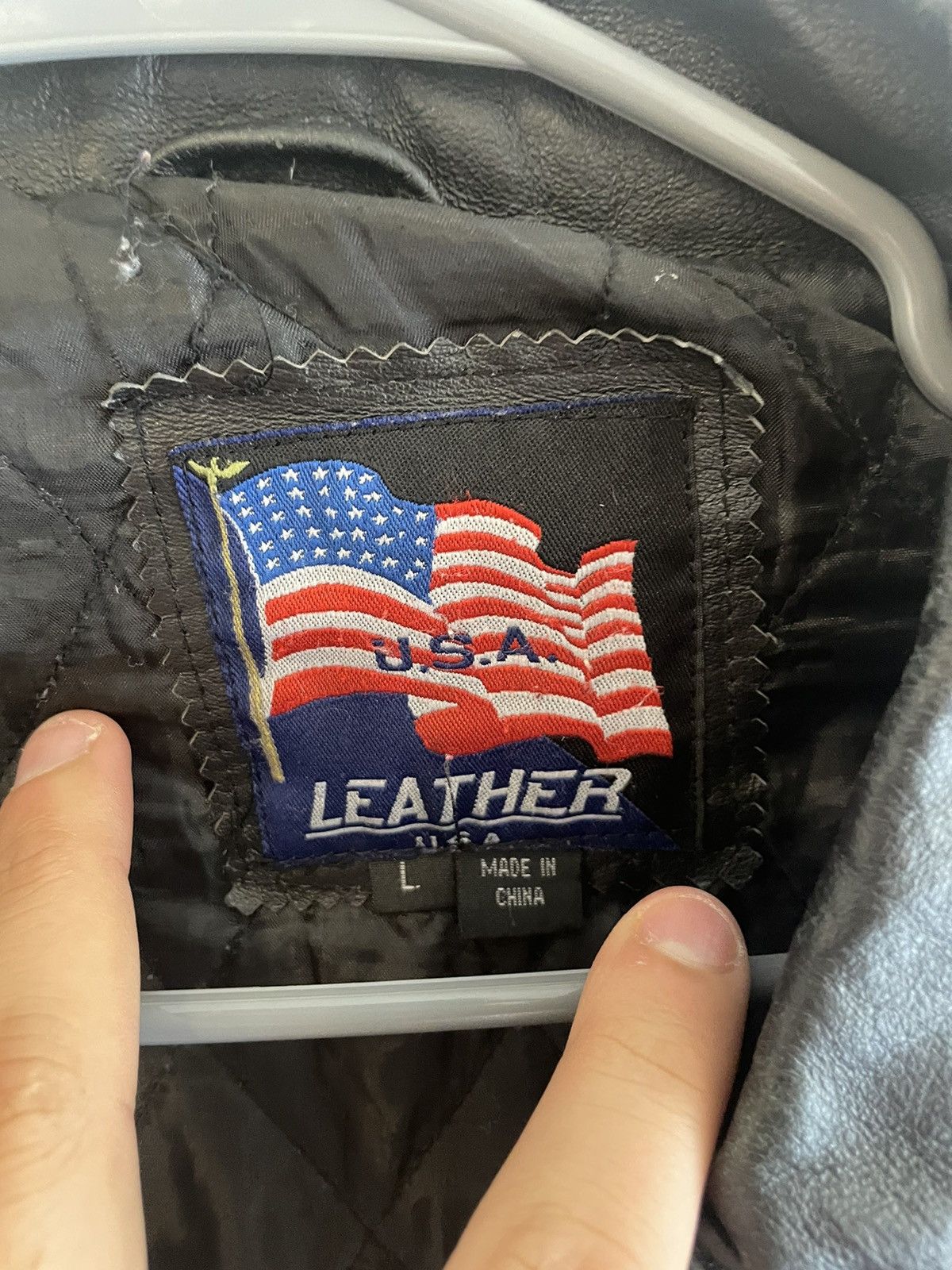 Vintage Vintage United States Air Force black leather jacket Size US L / EU 52-54 / 3 - 6 Thumbnail