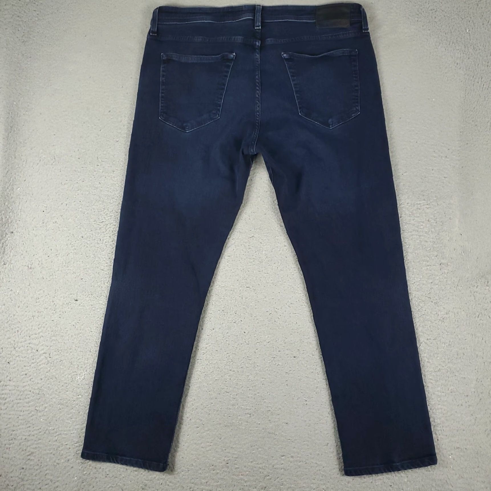 Vintage AG Adriano Goldschmied The Tellis Jeans Mens 38x29 Denim Regular Fit Blue 5-Pocket Logo Vintage No N/A Mens Size US 38 / EU 54 - 7 Thumbnail