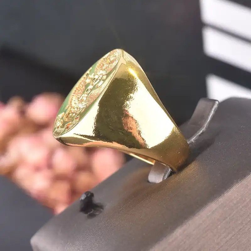 Jewelry × Vintage Classic Vintage Men's Gold Plated Jewelry Royal Noble Size ONE SIZE - 3 Thumbnail