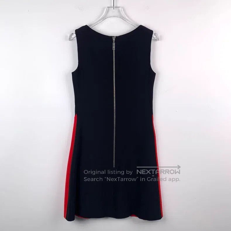 Louis Vuitton Louis Vuitton V-Neck Sleeveless Color-Block Mulberry Silk Size XXS / US 00 / IT 34 - 2 Thumbnail