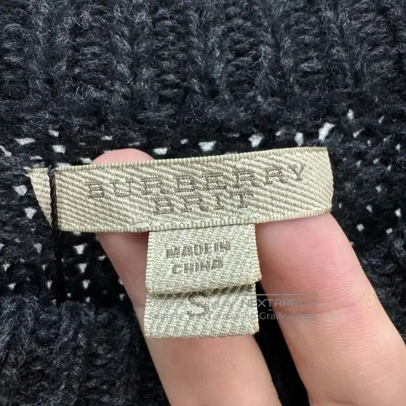 Burberry Burberry Men's Black-Grey Striped Knit Sweater. Size US S / EU 44-46 / 1 - 5 Thumbnail