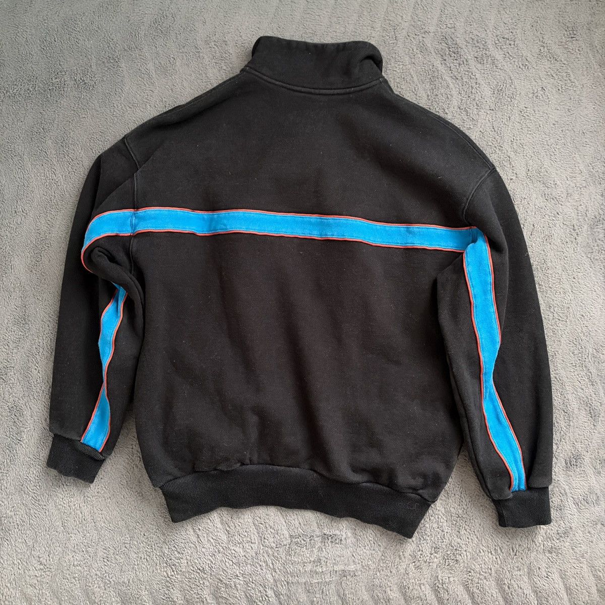 Other Keboz Half Zip Sweatshirt Black Blue Stripe – Size M Size US M / EU 48-50 / 2 - 2 Thumbnail