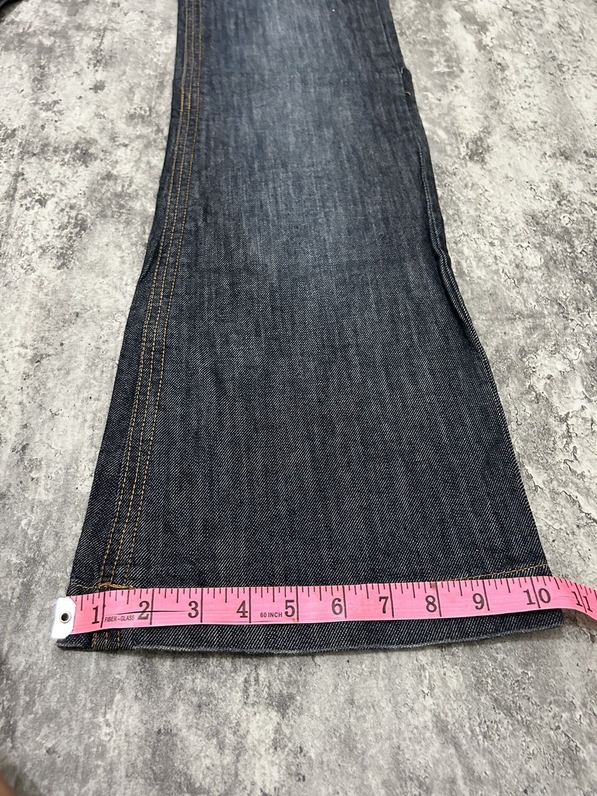 If Six Was Nine × Japanese Brand × Tornado Mart Japanese Sky Bomber Flare Jeans Size US 30 / EU 46 - 20 Thumbnail