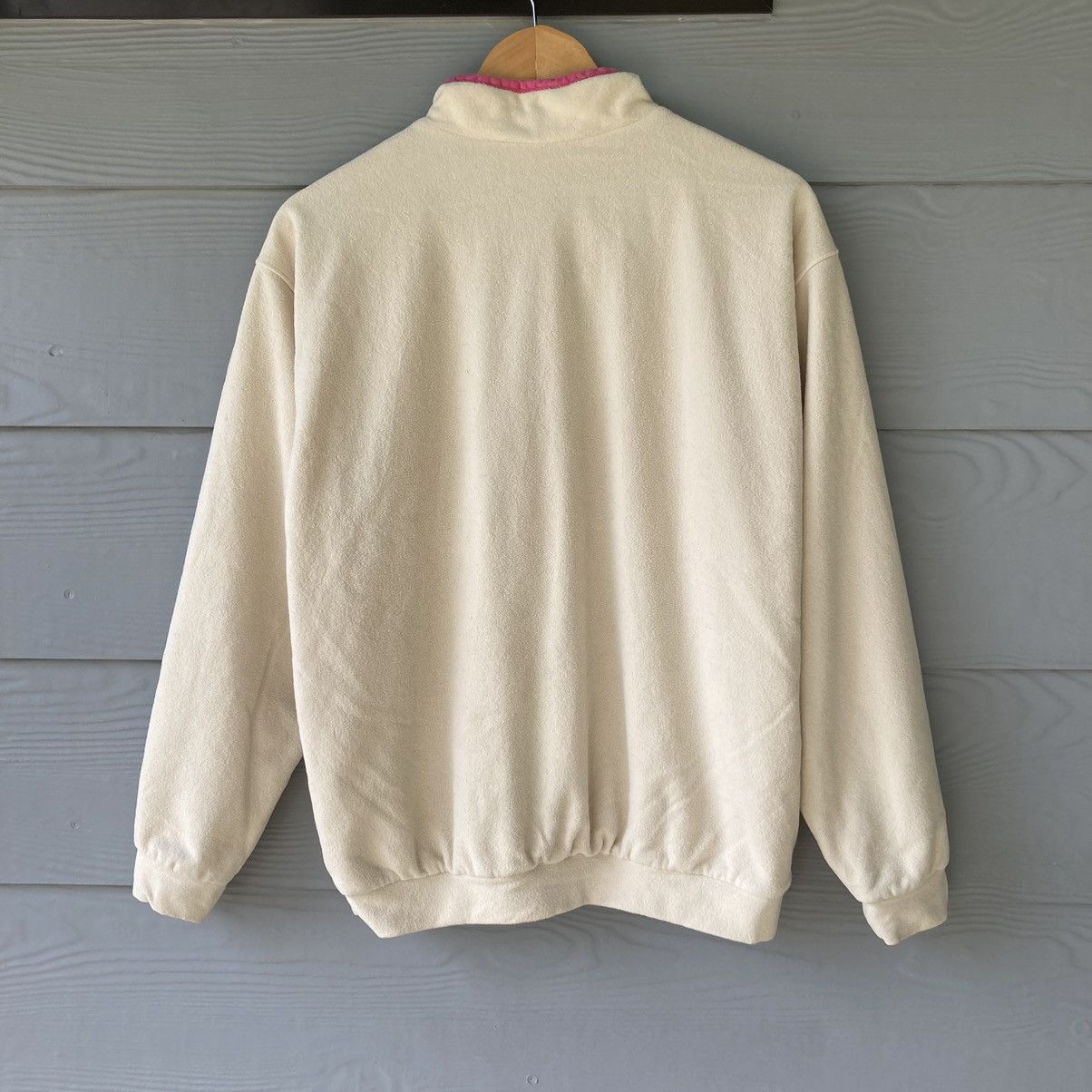 Ellesse × Vintage 90s Ellese Quater Zipper Sweatshirt Size L / US 10 / IT 46 - 7 Thumbnail