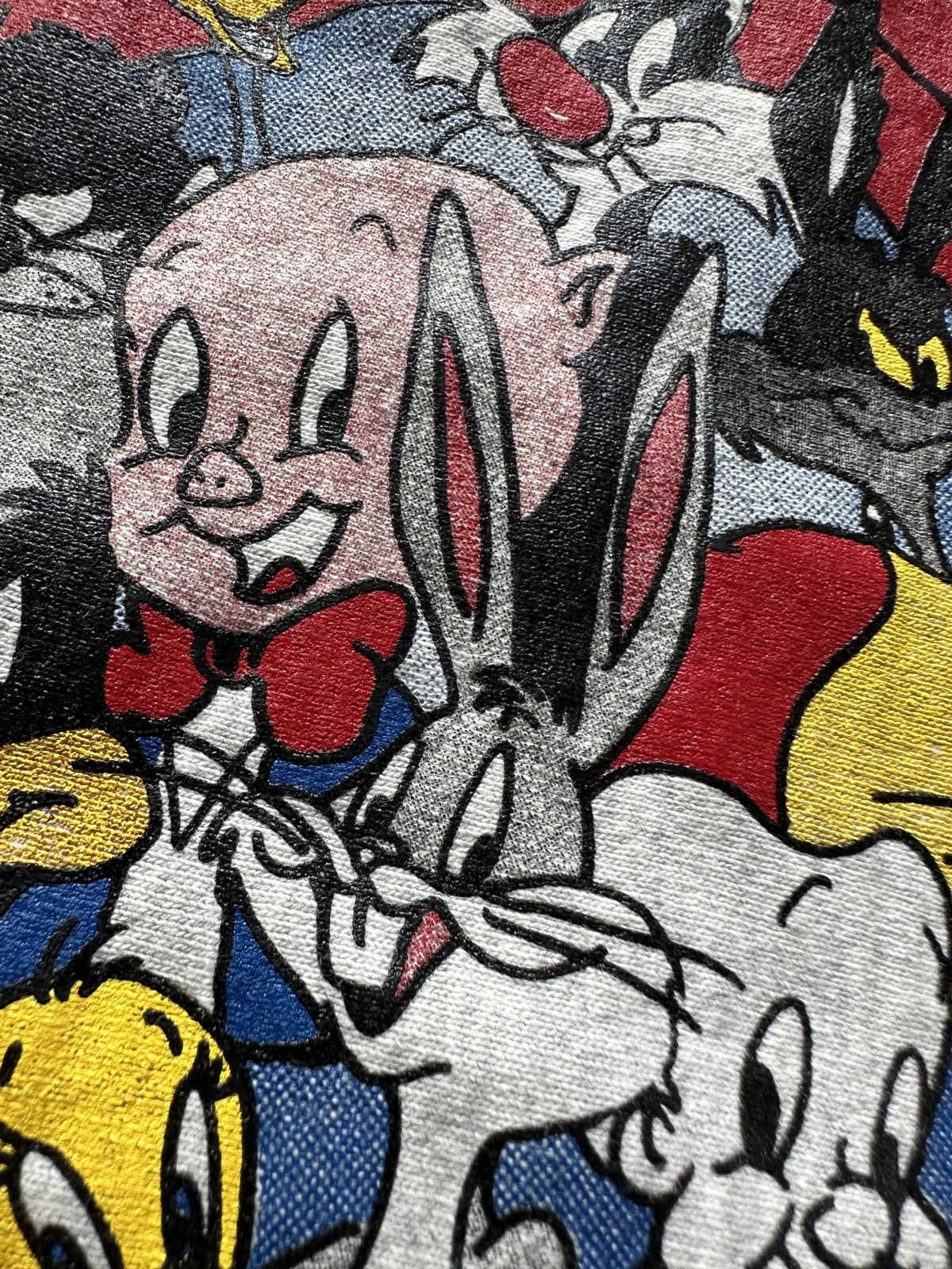 Vintage Vintage 90s Warner Brothers Graphic Crewneck Sweatshirt Size US XL / EU 56 / 4 - 4 Thumbnail