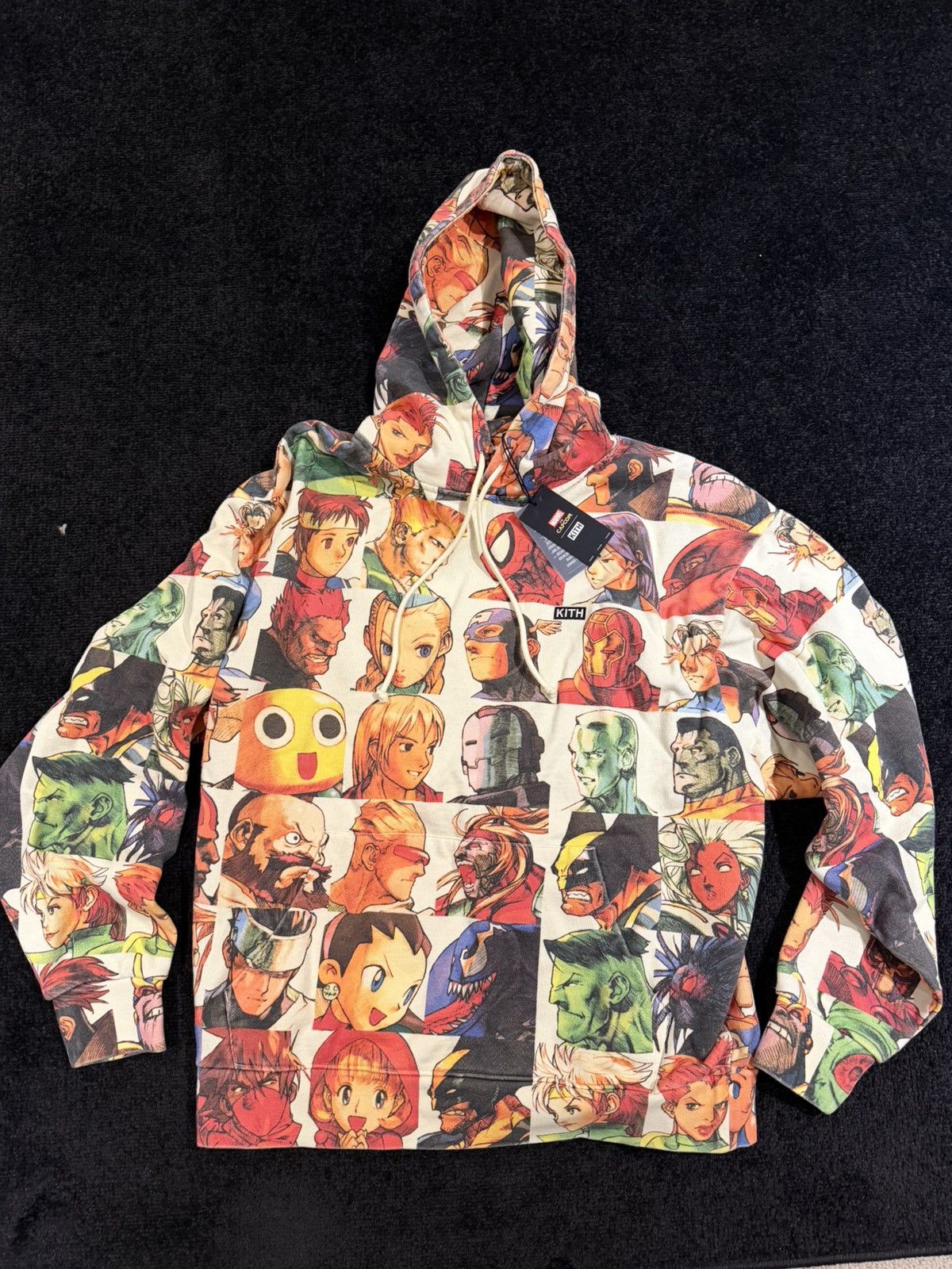 Kith × Marvel Comics Marvel vs. Capcom | Kith All-Over Vintage Nelson Hoodie Size US M / EU 48-50 / 2 - 13 Thumbnail