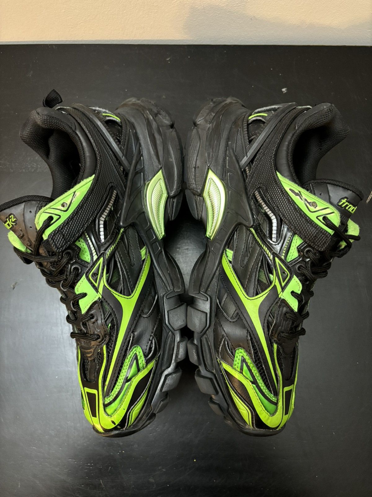 Balenciaga Balenciaga Track 2.0 Green Black Size US 9 / EU 42 - 3 Thumbnail