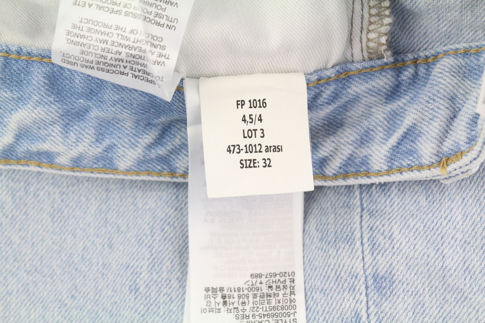 Calvin Klein 90S STRAIGHT W32 Light Blue Washed Zipper Denim 85300 Size US 32 / EU 48 - 12 Thumbnail