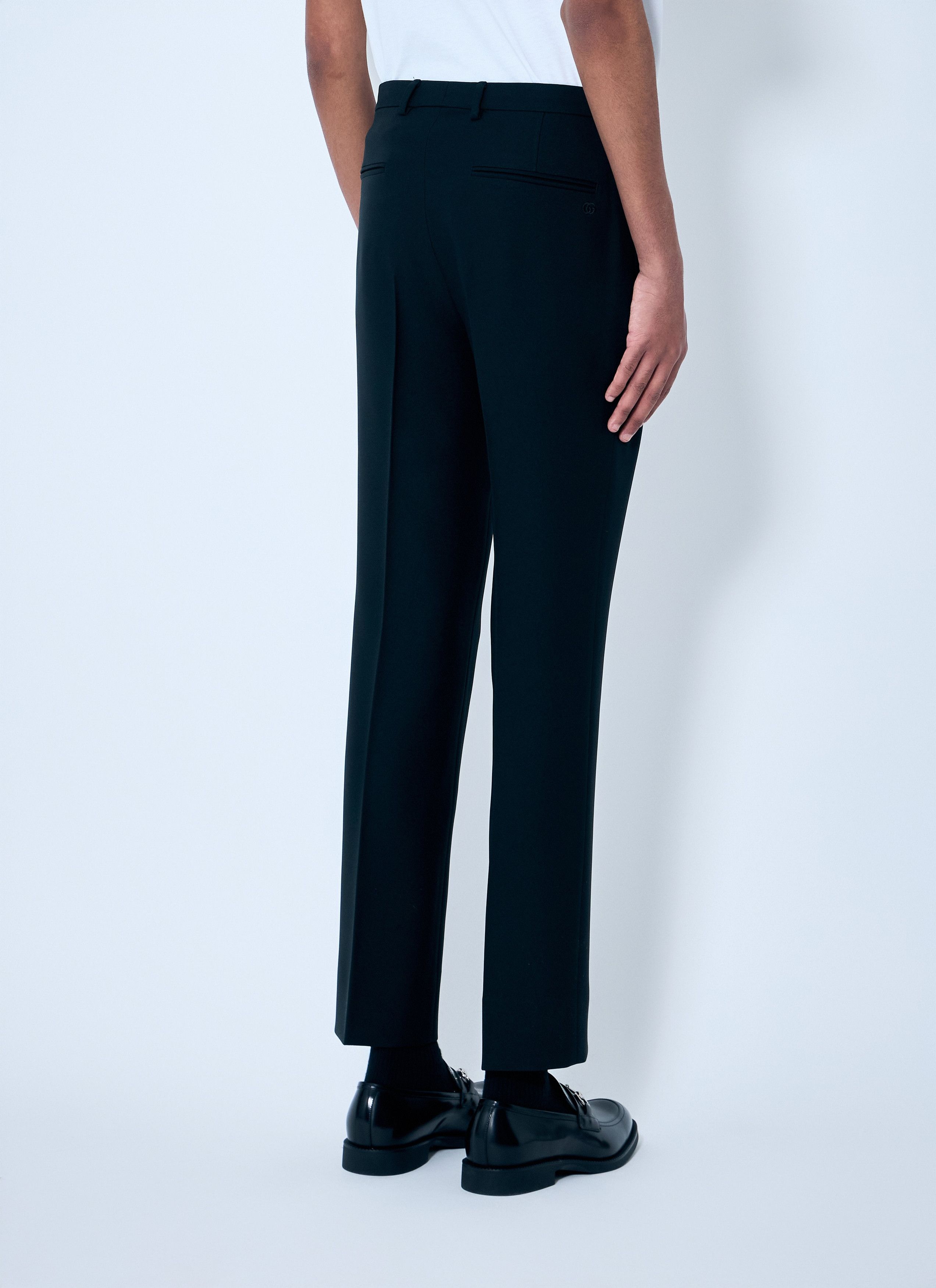 Gucci o1loc1c1125 814299 Tailored Fluid Pant in Black Size US 34 / EU 50 - 3 Thumbnail
