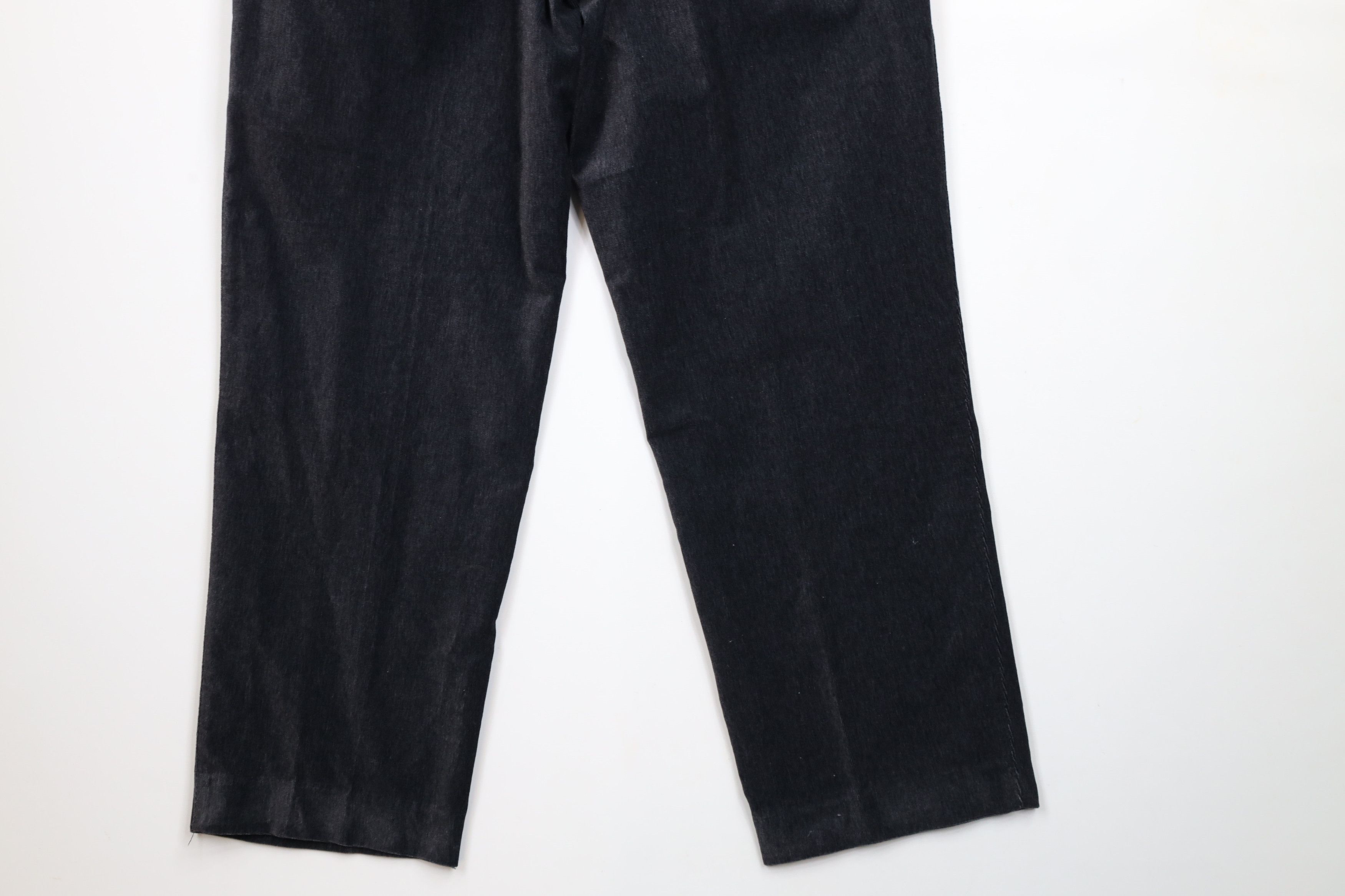 Vintage Vintage 90s Streetwear Corduroy Pleated Chino Pants Gray Size US 34 / EU 50 - 12 Thumbnail
