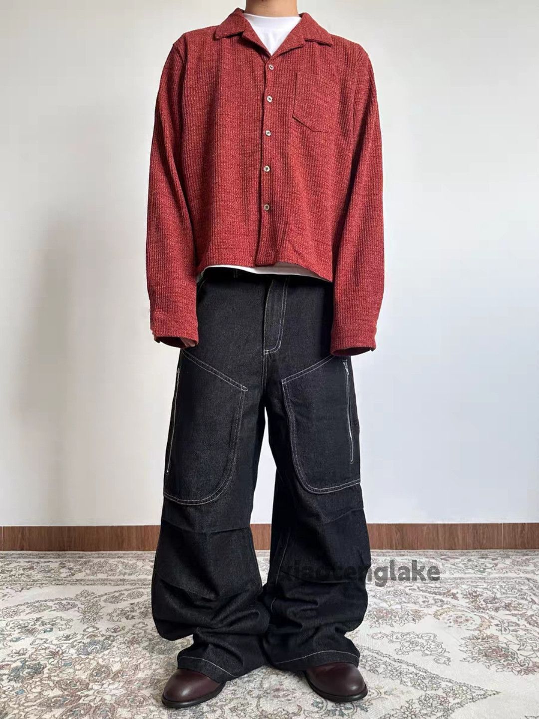 Vintage ltx vintage loose baggy skate hiphop flared cargo pants Size US 36 / EU 52 - 7 Thumbnail