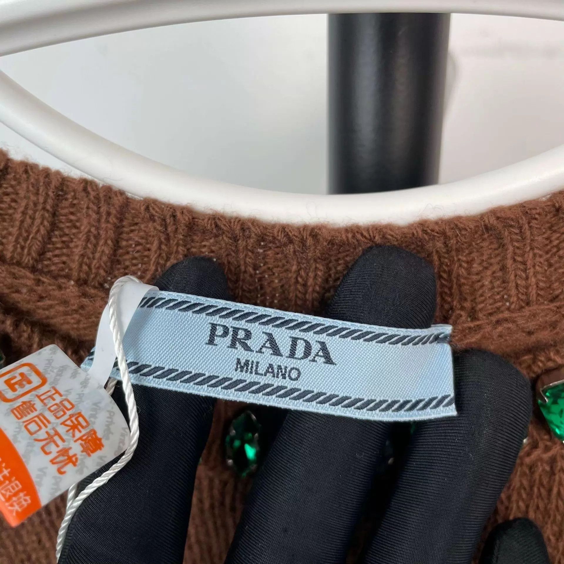 Prada Prada 25 Pre-Fall Gem short-sleeve knit 42 Size M / US 6-8 / IT 42-44 - 3 Thumbnail