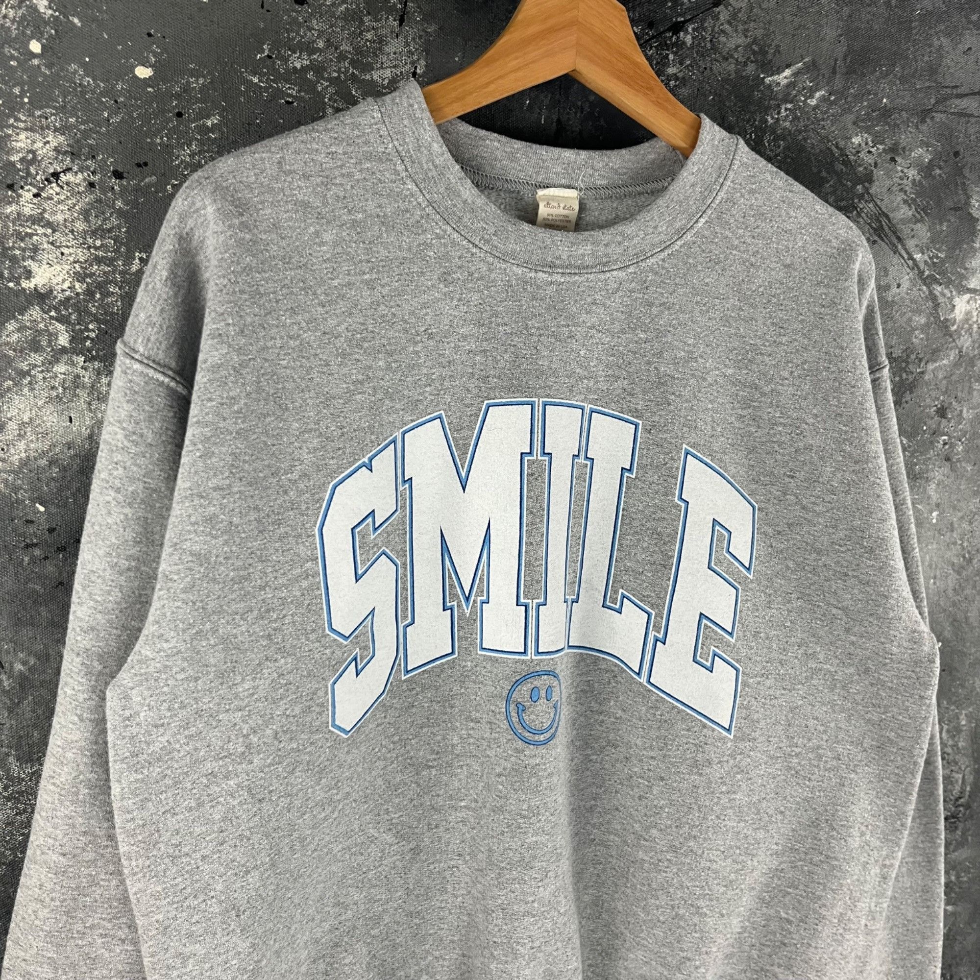 Vintage Vintage 90’s Smile sweatshirt Size US M / EU 48-50 / 2 - 2 Thumbnail