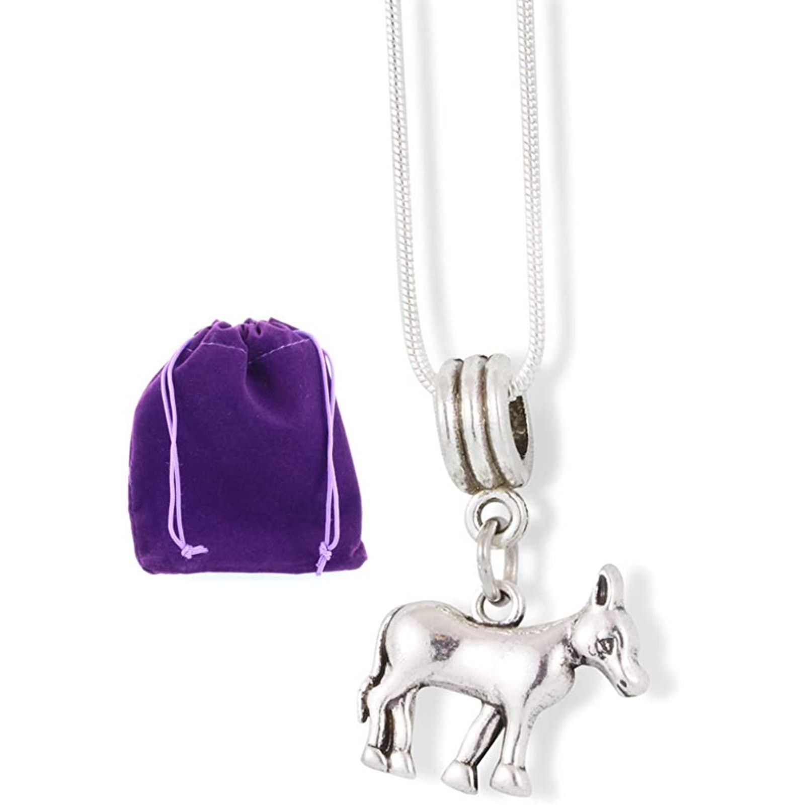& Other Stories Donkey Ass Necklace | Animal Charm Snake Chain Necklace Size ONE SIZE - 1 Thumbnail