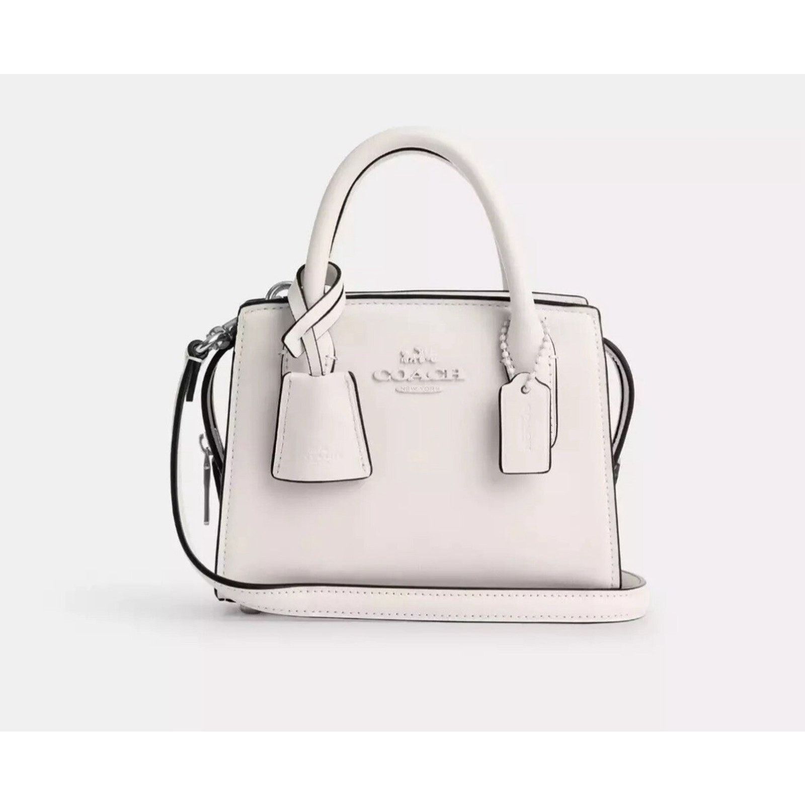 Coach NWT Coach Andrea MINI Carryall Crossbody CO974 Chalk Size ONE SIZE - 6 Thumbnail