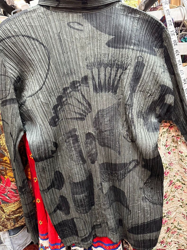 Issey Miyake issey miyake size:3 Grey shirt top 2505-Nextarrow Size XXS / US 00 / IT 34 - 4 Thumbnail