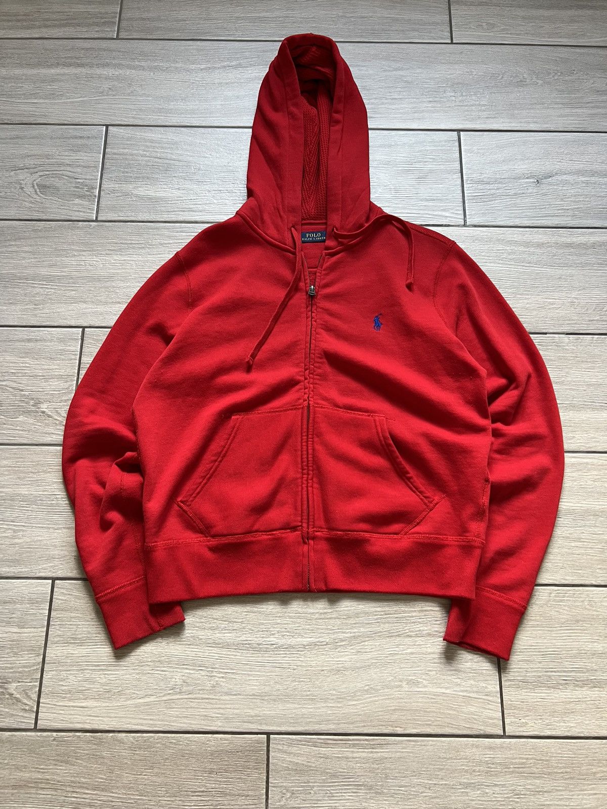 Polo Ralph Lauren × Vintage Vintage Polo Ralph Lauren Zip Up Hoodie 90s Y2K Size US L / EU 52-54 / 3 - 4 Thumbnail