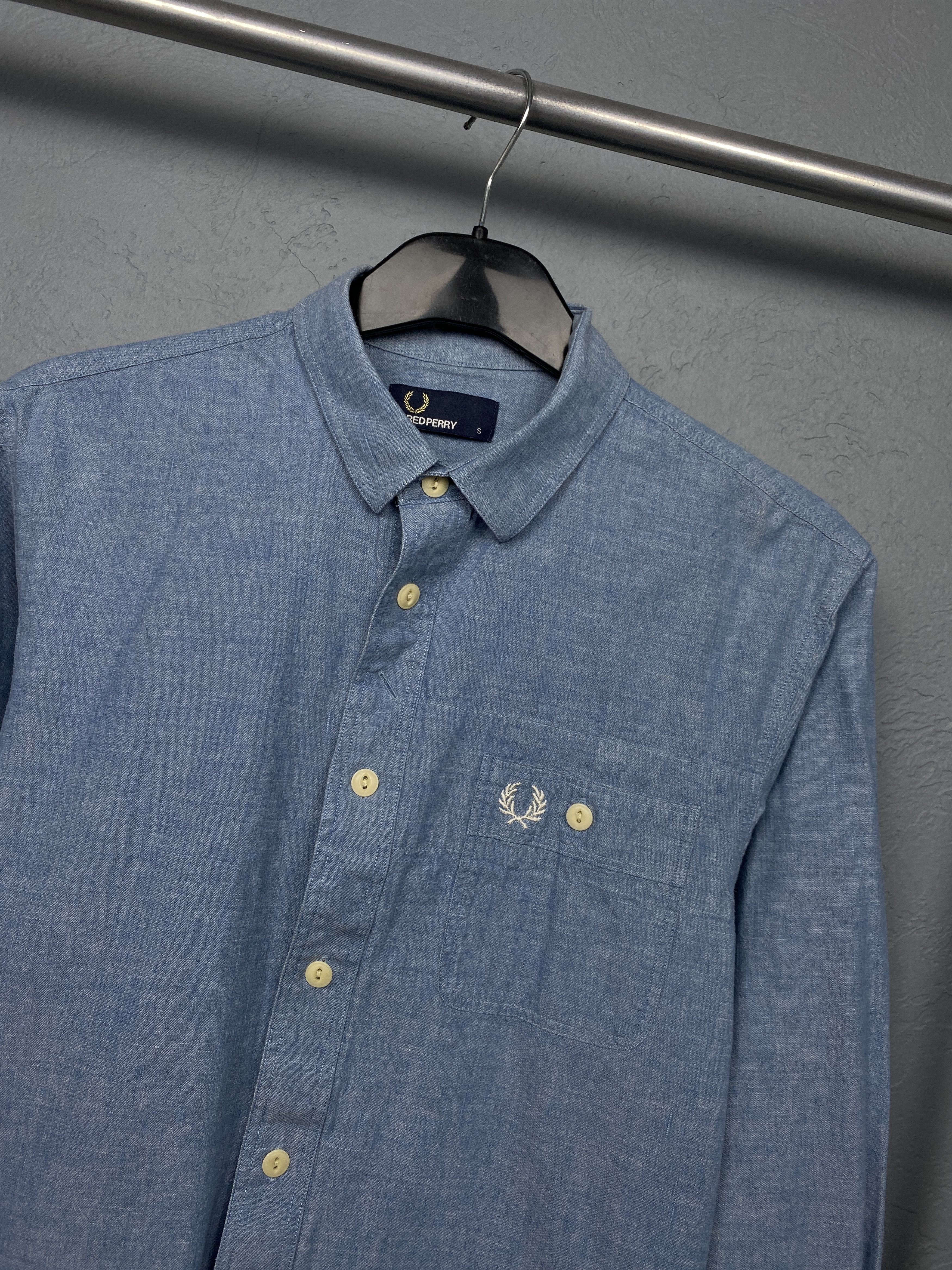 Fred Perry Fred Perry Vintage Mens Long Sleeve Shirt Size US S / EU 44-46 / 1 - 2 Thumbnail