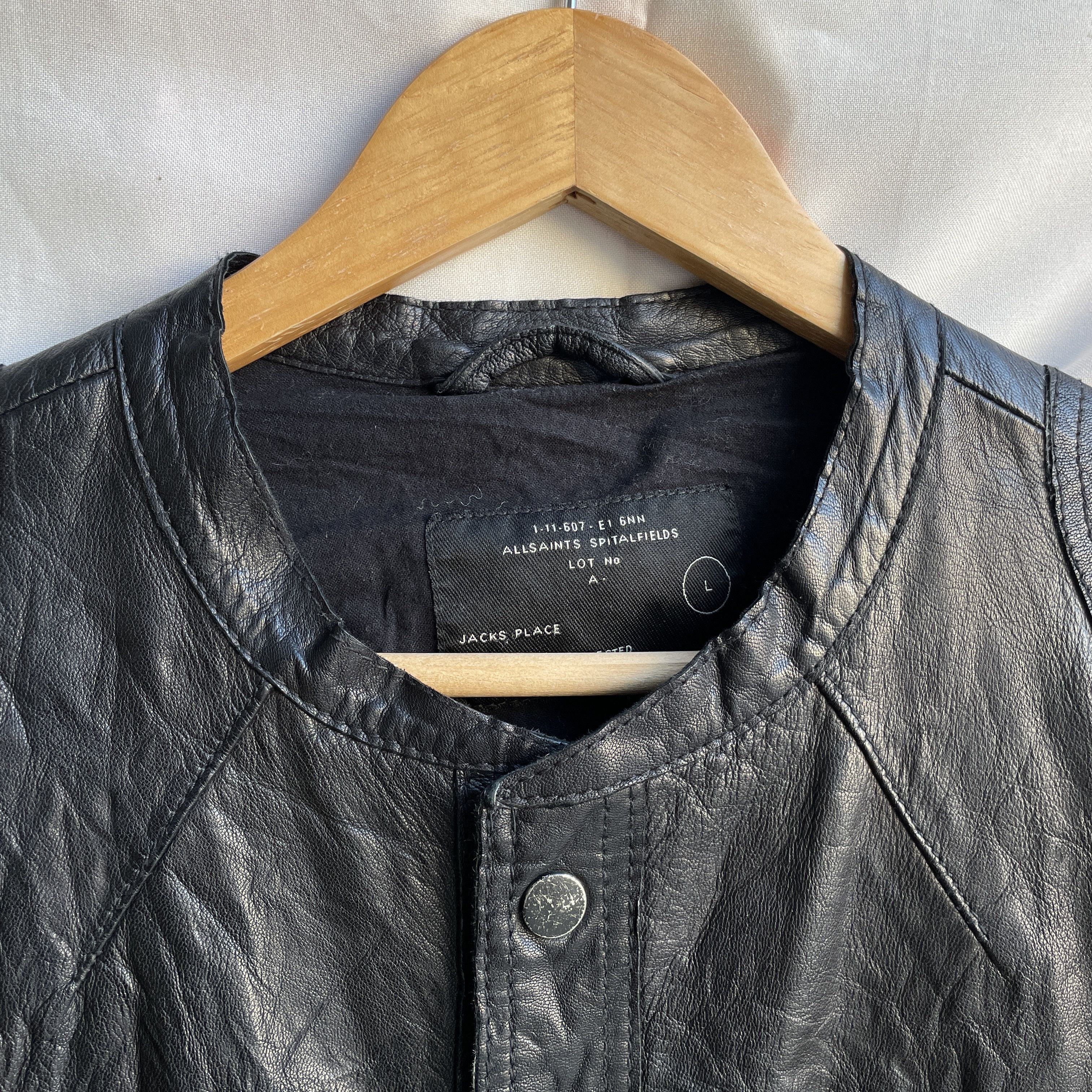 Allsaints Allsaints Leather Demon Shirt Size L Size US L / EU 52-54 / 3 - 4 Thumbnail