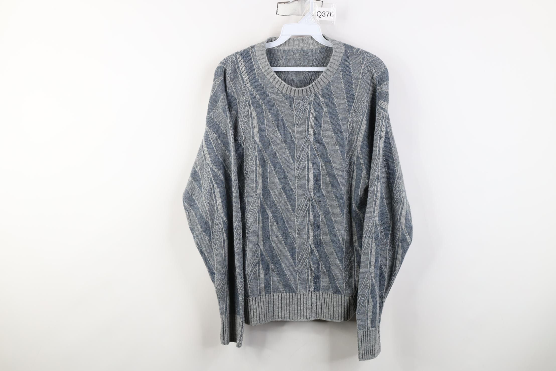 Vintage Vintage 90s Streetwear Ed Bassmaster Knit Crewneck Sweater Size US S / EU 44-46 / 1 - 1 Thumbnail