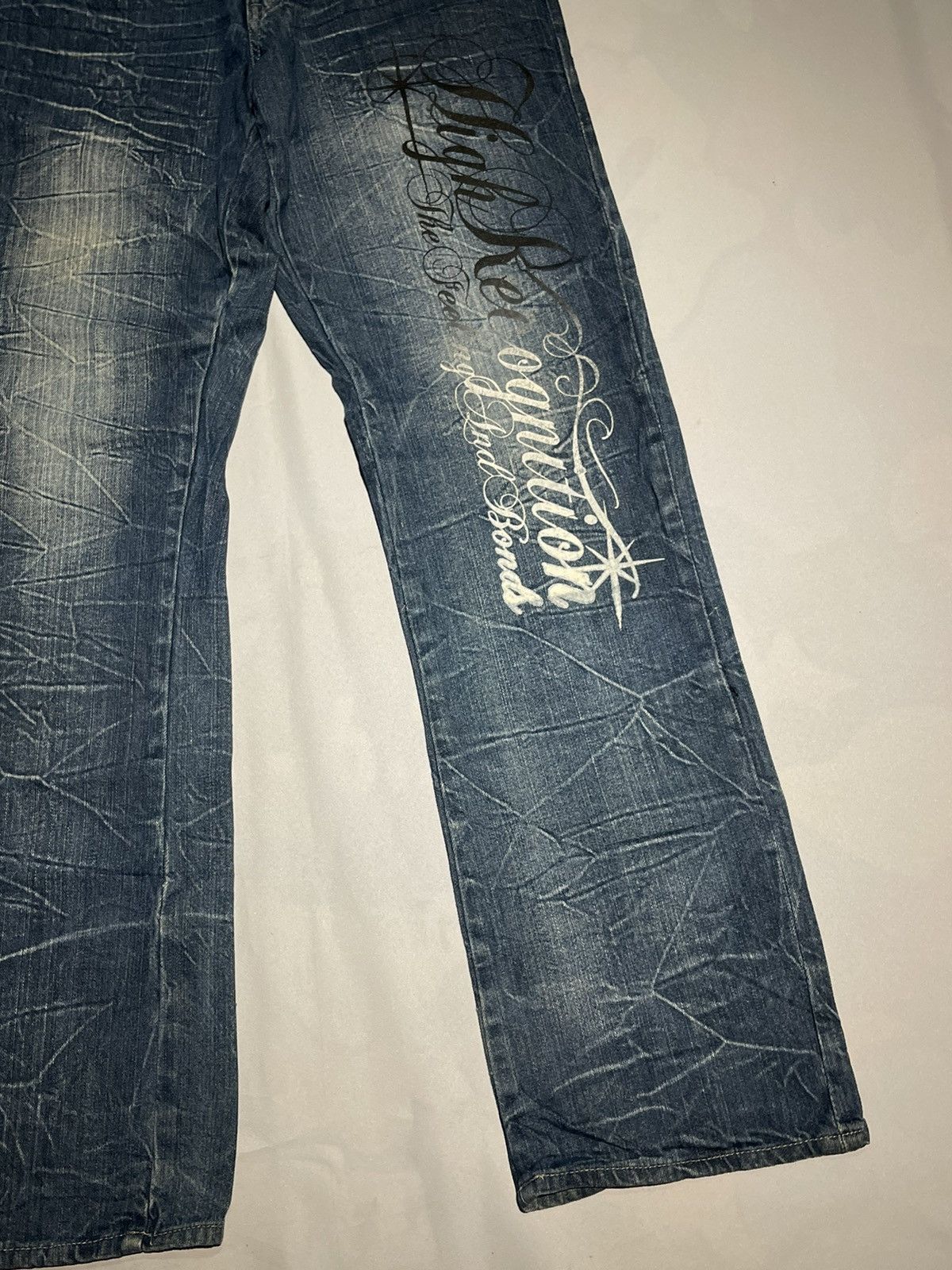 Japanese Brand × Vintage Japanese Brand Wild Life Distressed Denim Pant Size US 32 / EU 48 - 5 Thumbnail