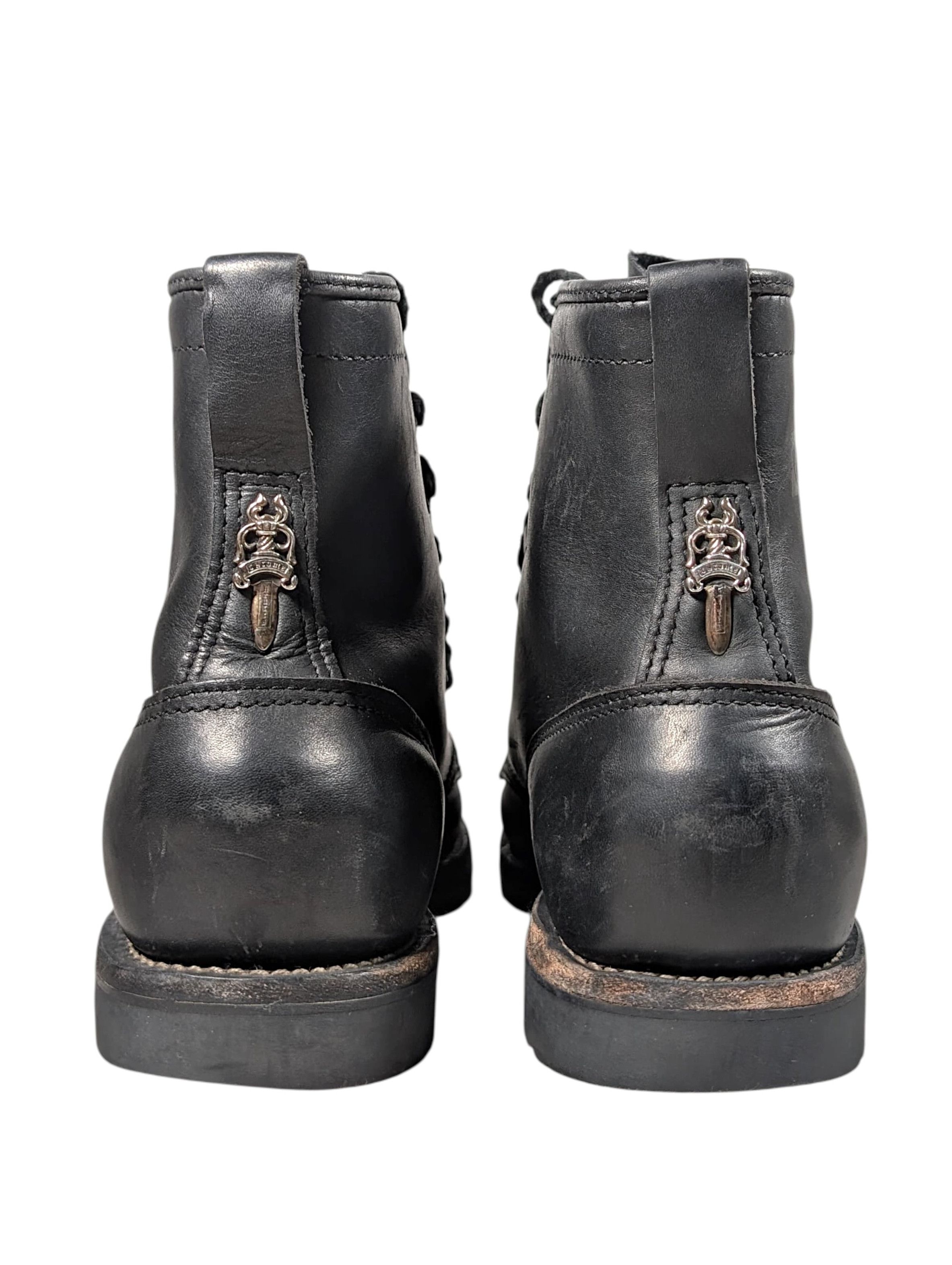 Chrome Hearts Chrome Hearts Wesco Fireman Boots Silver Dagger Zippers Size US 10 / EU 43 - 4 Thumbnail