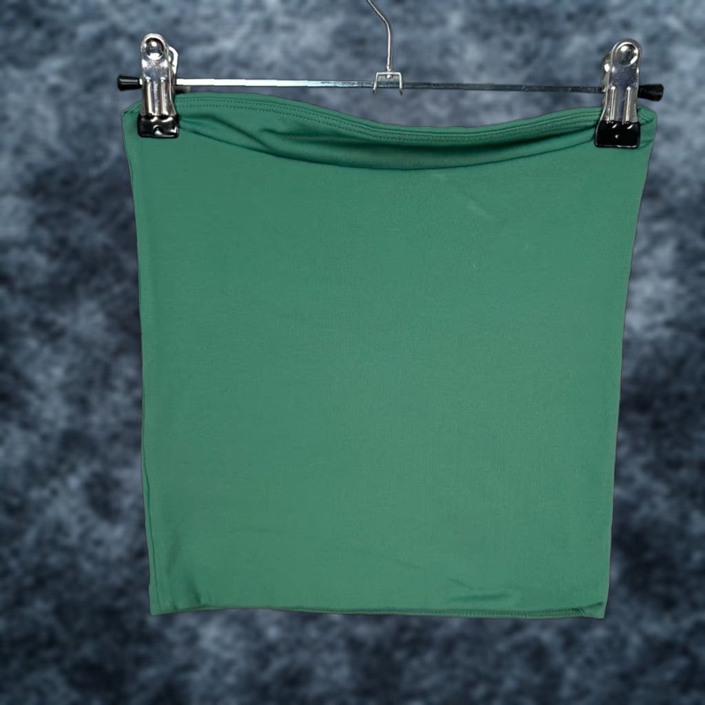 Vintage Babaton XS Green Tank Womens Stretch Knit Ribbed Sleeveless Classic Casual Shirt Top Size XS / US 0-2 / IT 36-38 - 1 Thumbnail