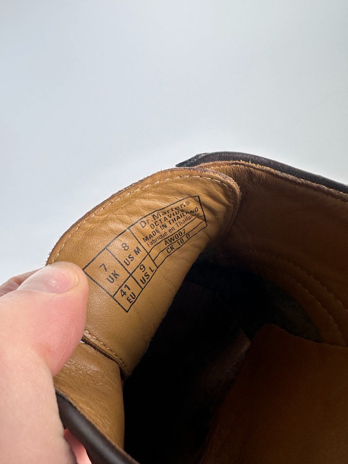Dr. Martens Dr Martens Octavius Oxfords Shoes Mens Brown Leather US8 Size US 8 / EU 41 - 12 Thumbnail