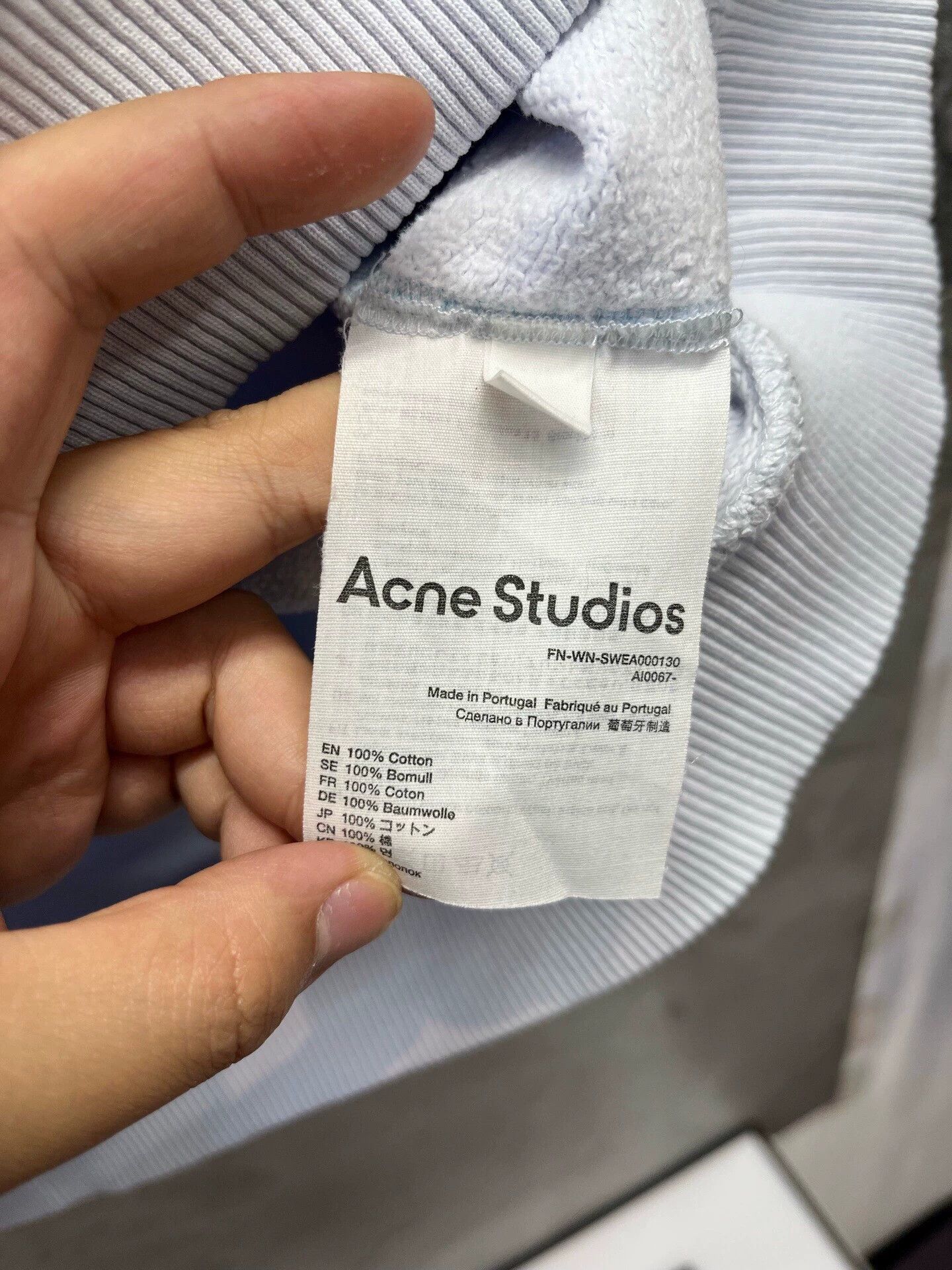 Acne Studios Acne Studios mini logo oversized S sweatshirt 98 new Size US S / EU 44-46 / 1 - 5 Thumbnail