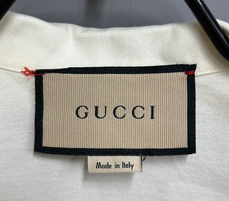 Gucci Gucci Embroidered white shirt in the palm of your hand Size US S / EU 44-46 / 1 - 5 Thumbnail