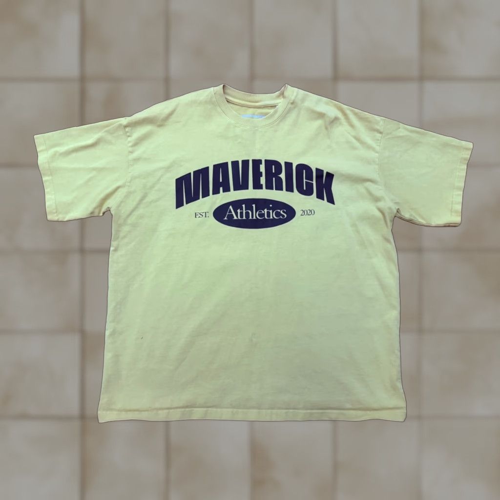 Vintage MAVERICK Boxing T Shirt MAverick Athletics Jake Paul World Champ Crew Neck Short Sleeve Size L Yellow Mens Size US L / EU 52-54 / 3 - 1 Thumbnail