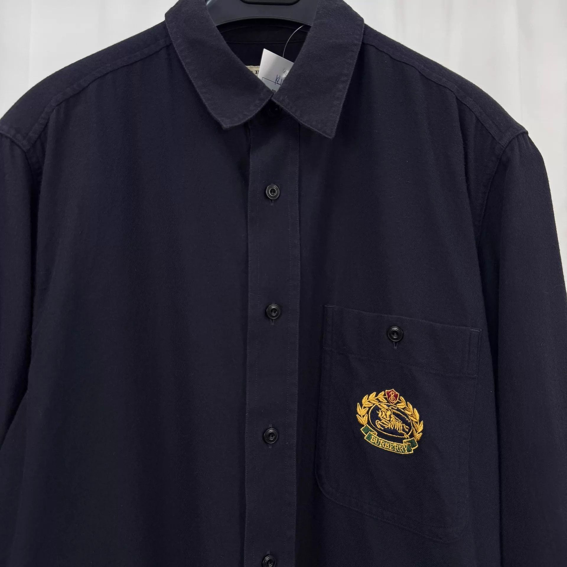 Burberry Burberry Horseferry Embroidered Logo Shirt M 98 New Size US M / EU 48-50 / 2 - 3 Thumbnail