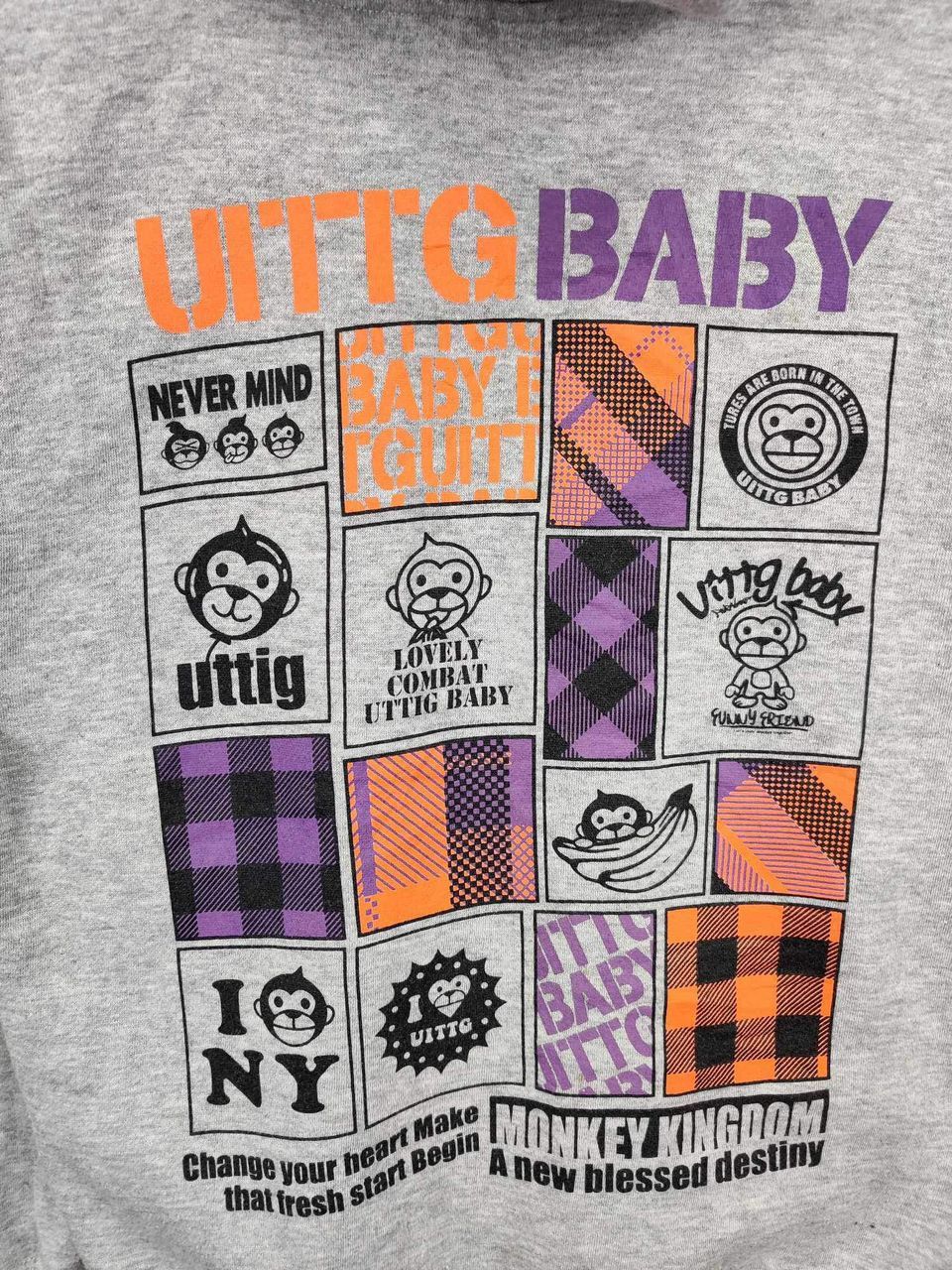 Vintage Vintage Uittg Baby Milo Monkey Kingdom Pullover Hoodie Size US M / EU 48-50 / 2 - 7 Thumbnail