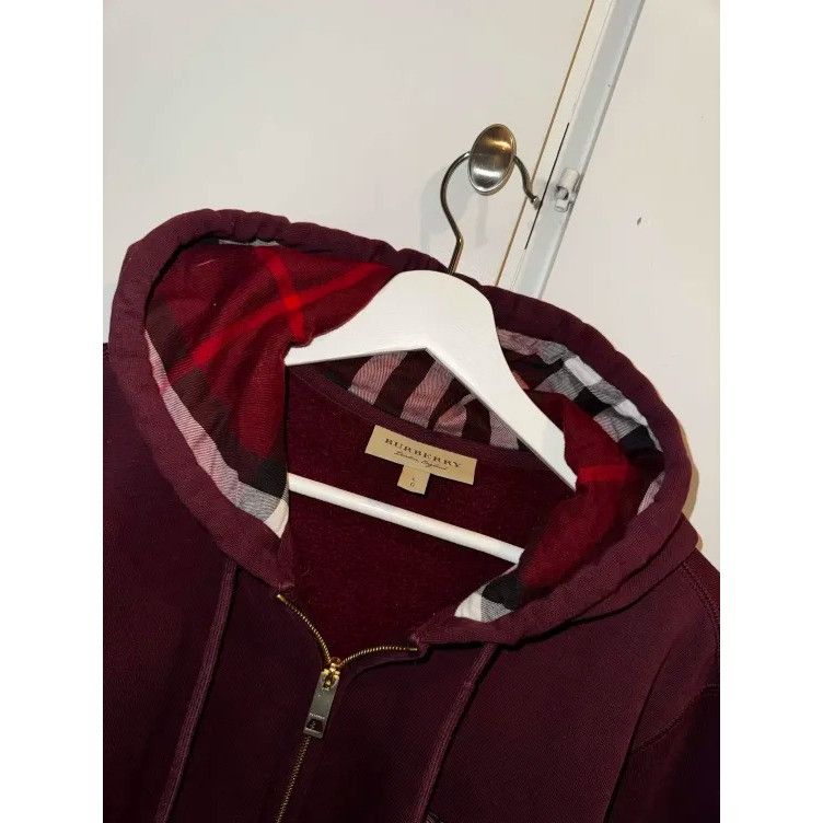 Burberry Burberry Check Zip Hoodie Size US L / EU 52-54 / 3 - 7 Thumbnail